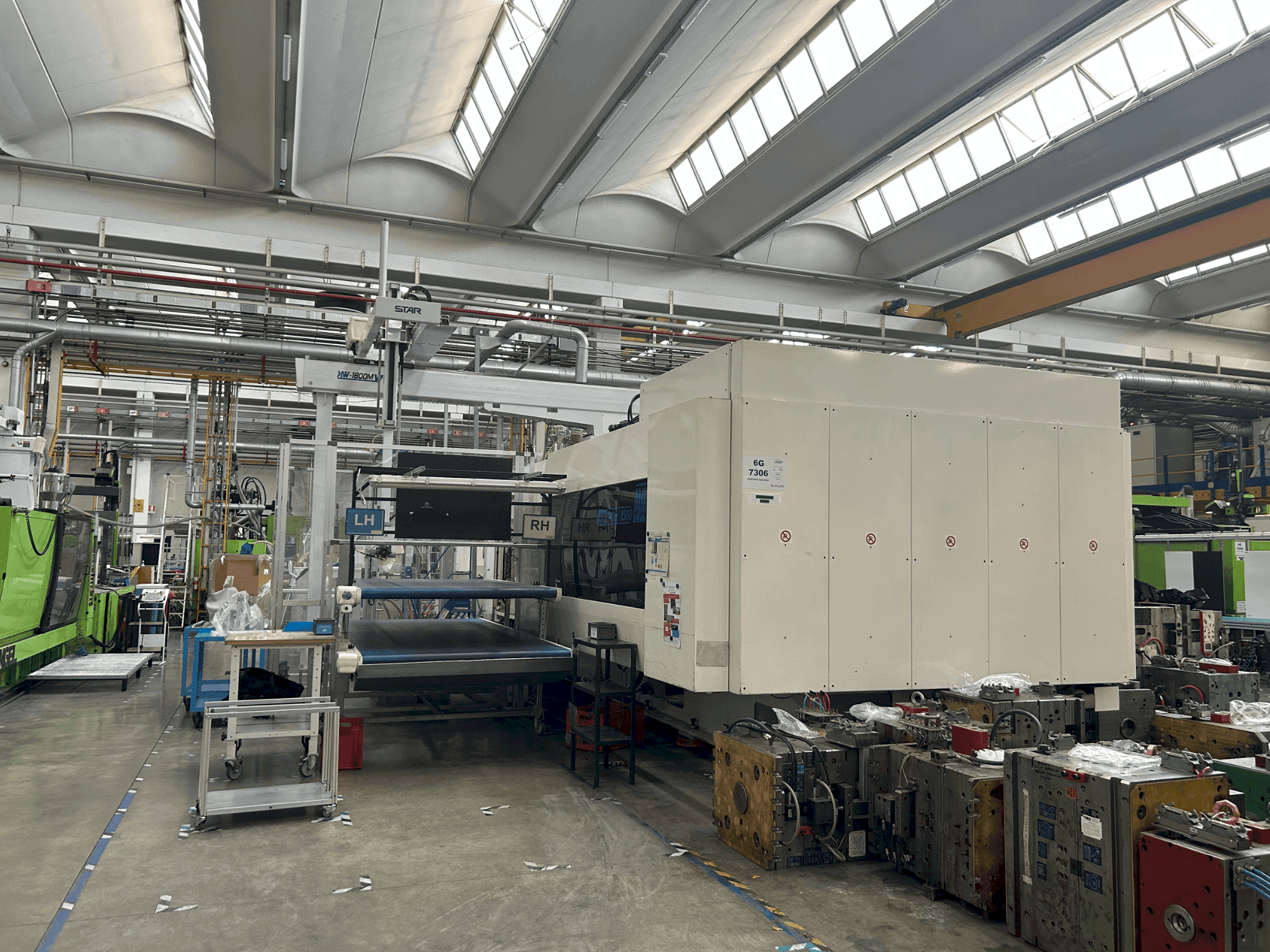 Makine  BMB KW1400/8500 - Önden görünüm