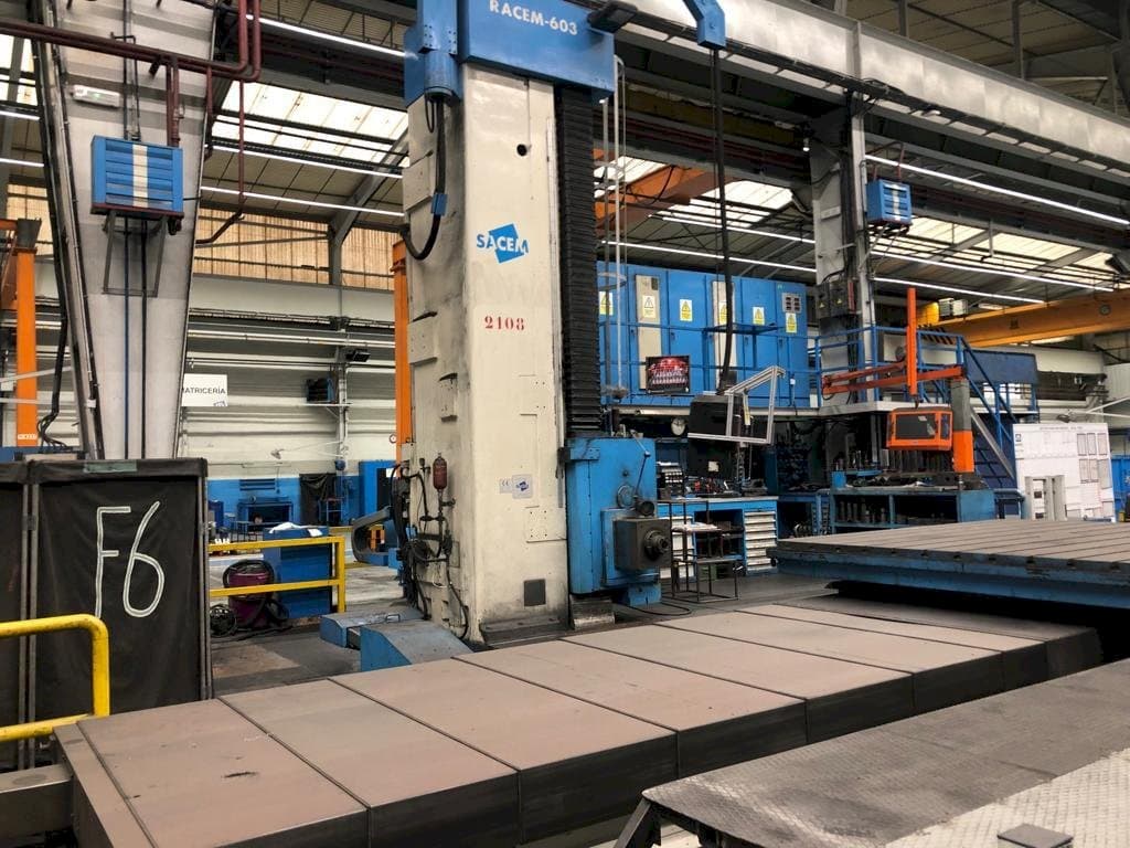 Makine  Sacem									 Racem-603 - Önden görünüm