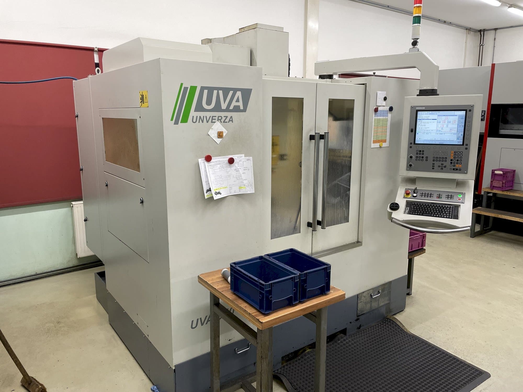 Makine HOMMEL UNVERZAGT UVA 550 Plus - Önden görünüm