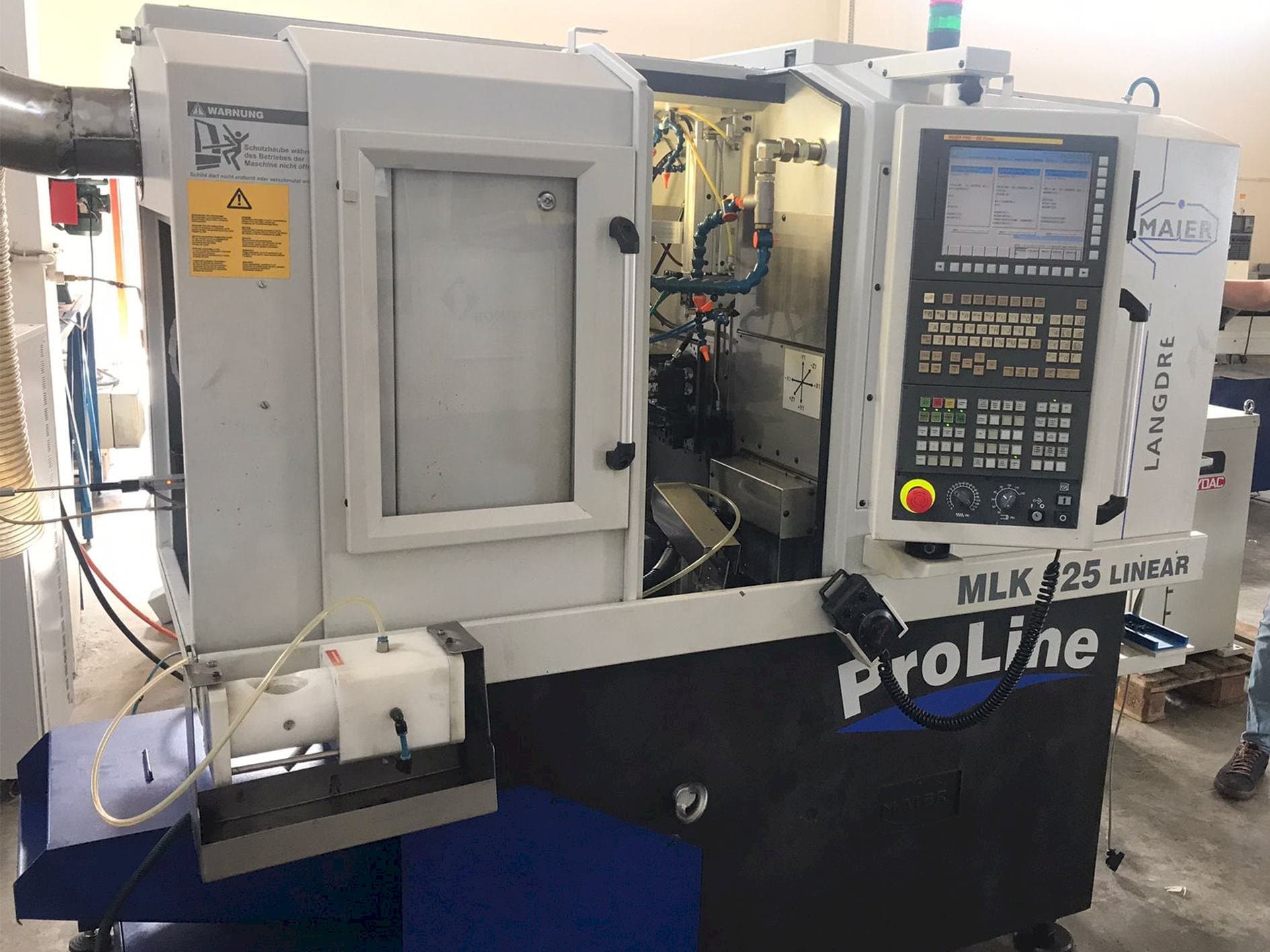 Makine Maier MLK 125 Linear - Önden görünüm