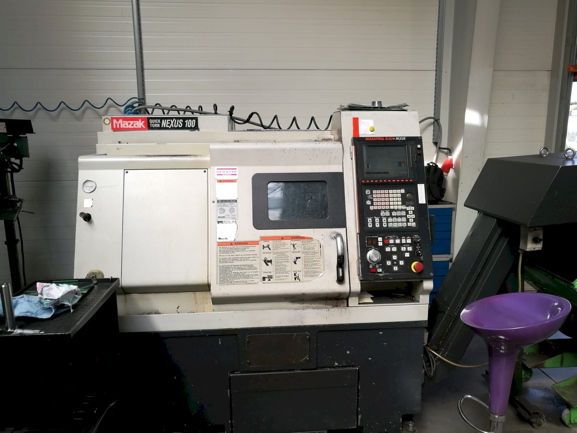 Makine  Mazak QT NEXUS 100 - Önden görünüm