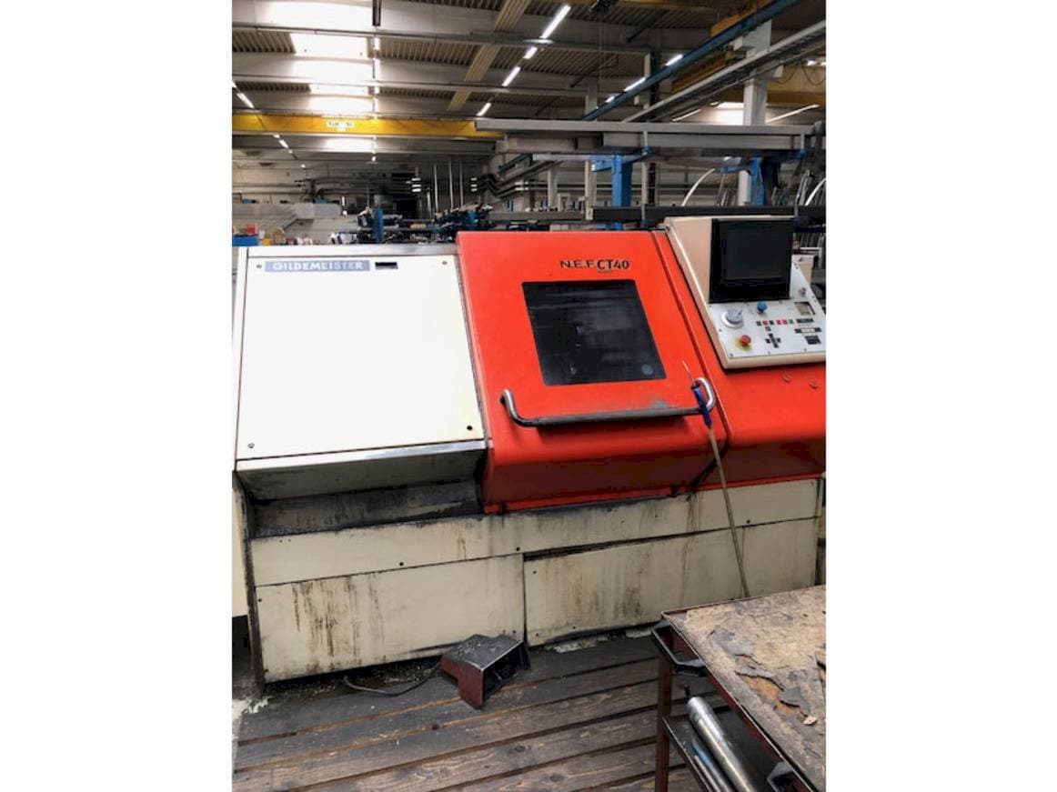 Makine Gildemeister NEF CT 40 - Önden görünüm