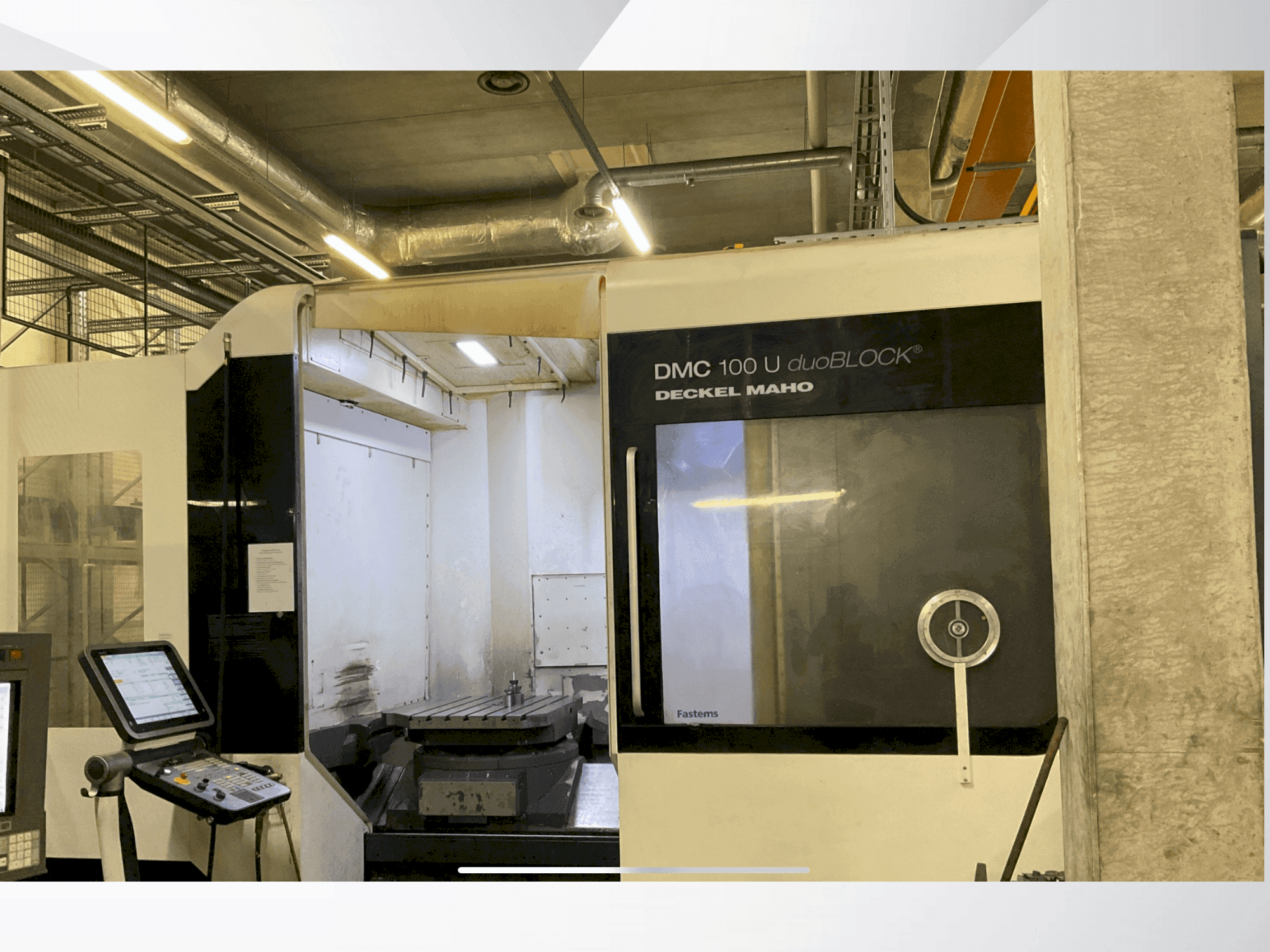 Makine DMG DECKEL MAHO DMC 100U duoBLOCK - Önden görünüm