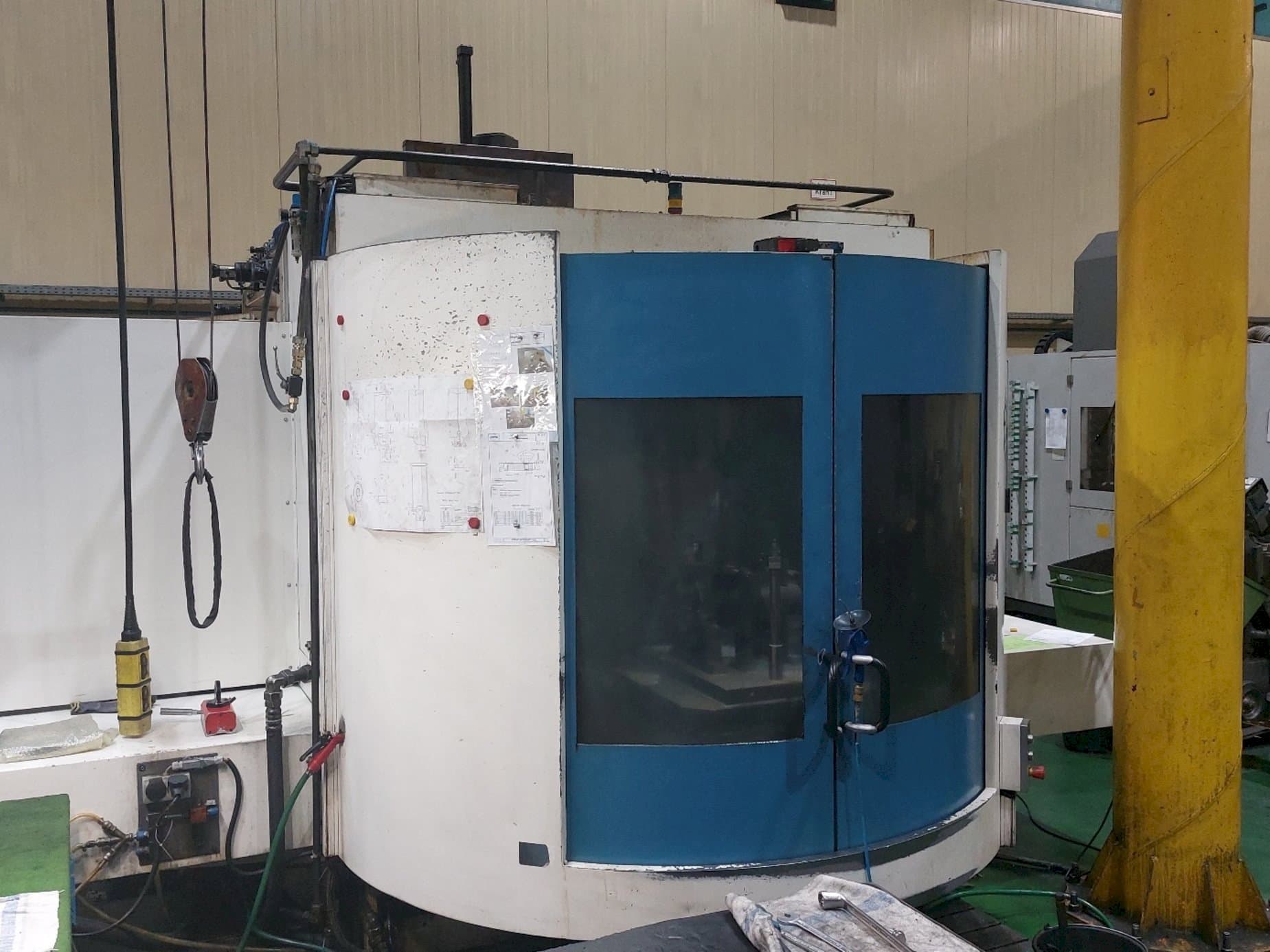 Makine Heckert CWK630 - Önden görünüm