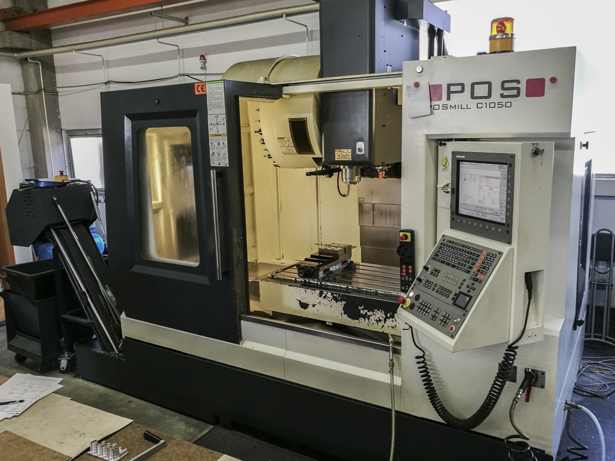 Makine POS - Sağdan görünüm POSmill C1050