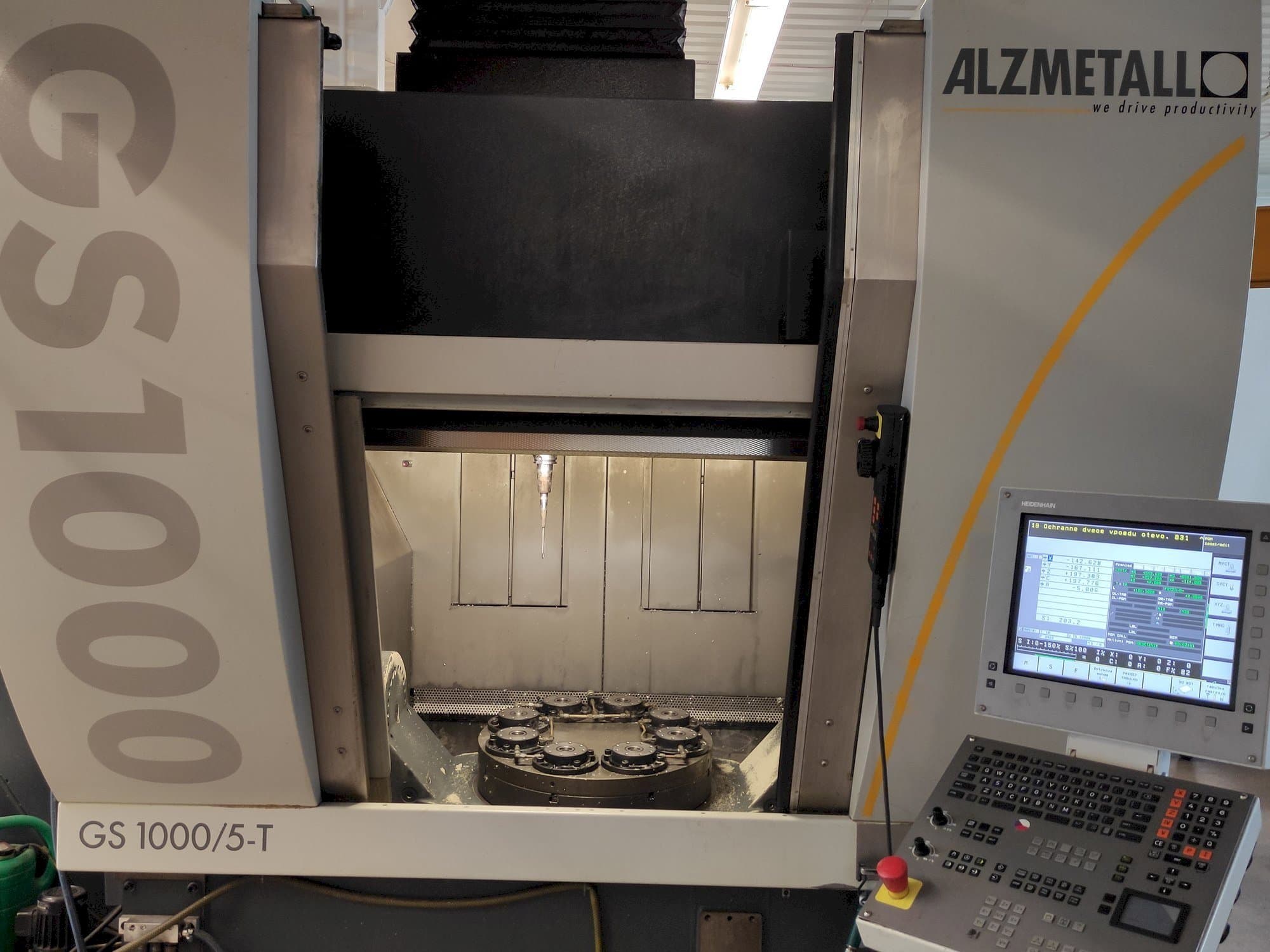 Makine Alzmetall GS 1000/5-T - Önden görünüm