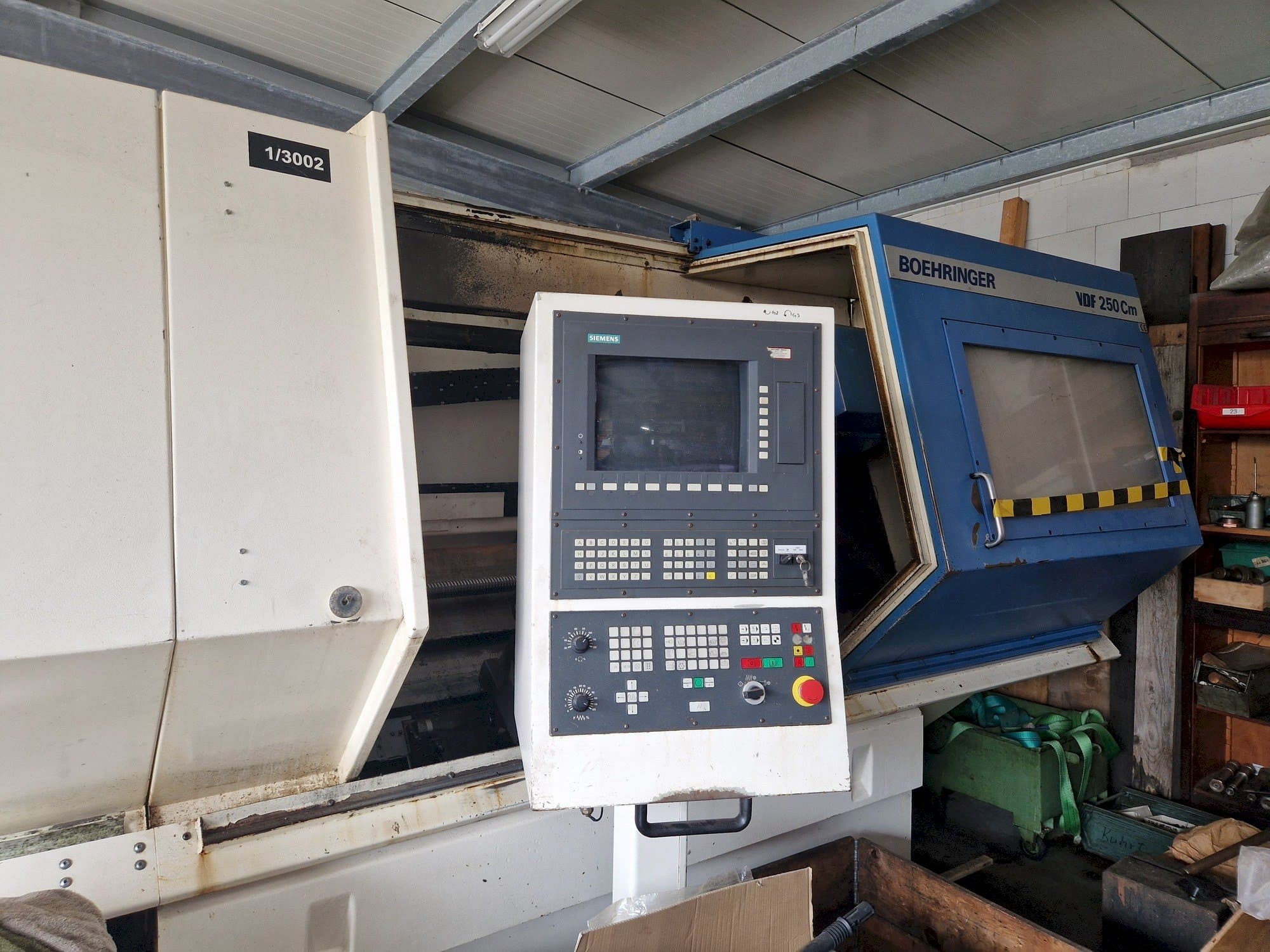 Makine BOEHRINGER VDF 250 Cm - Önden görünüm