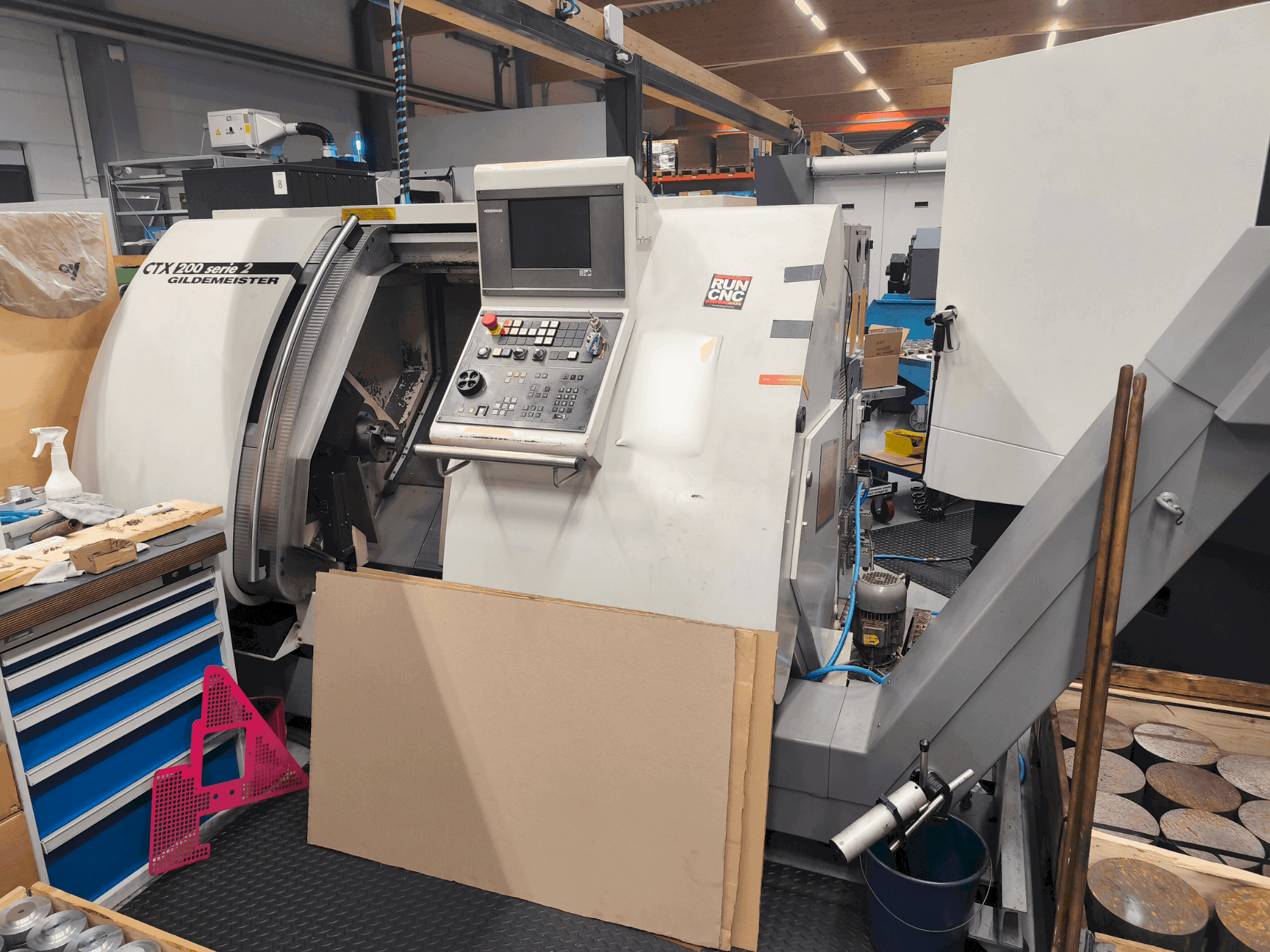 Makine  Gildemeister CTX 200 Serie 2 - Önden görünüm