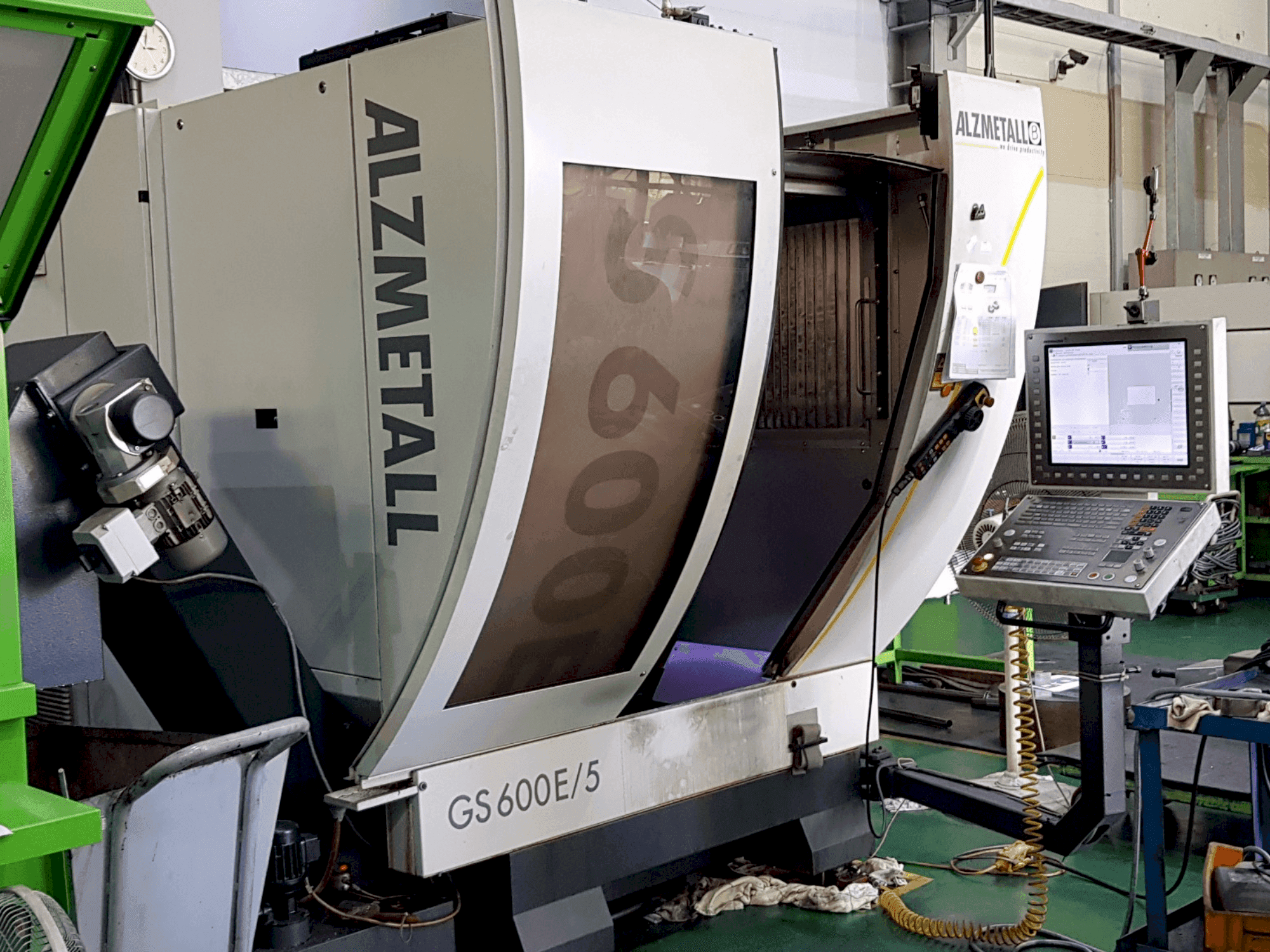 Makine  Alzmetall GS600E/5 - Önden görünüm