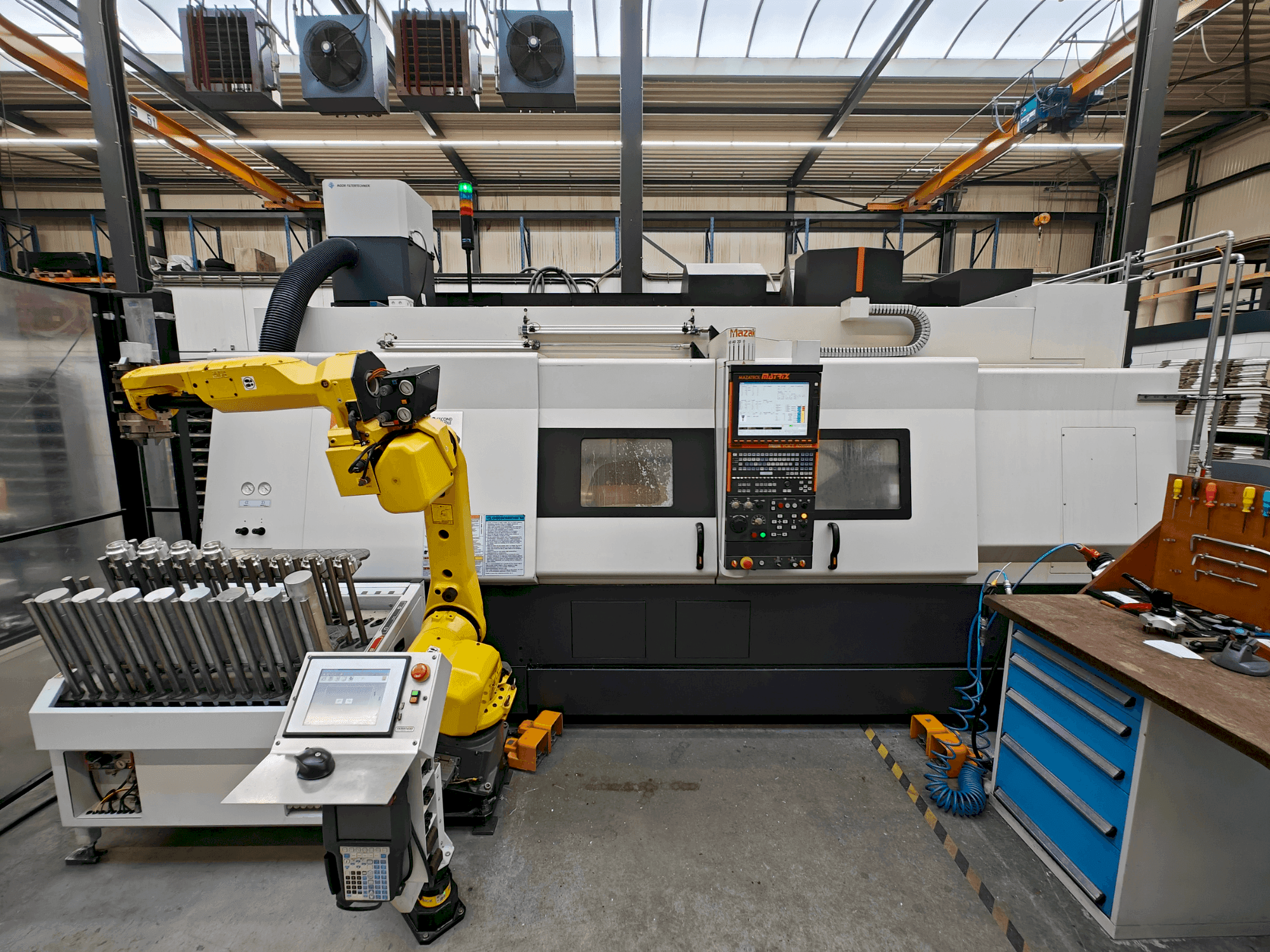 Makine Mazak Integrex 400-IV-S x 1500 - Önden görünüm