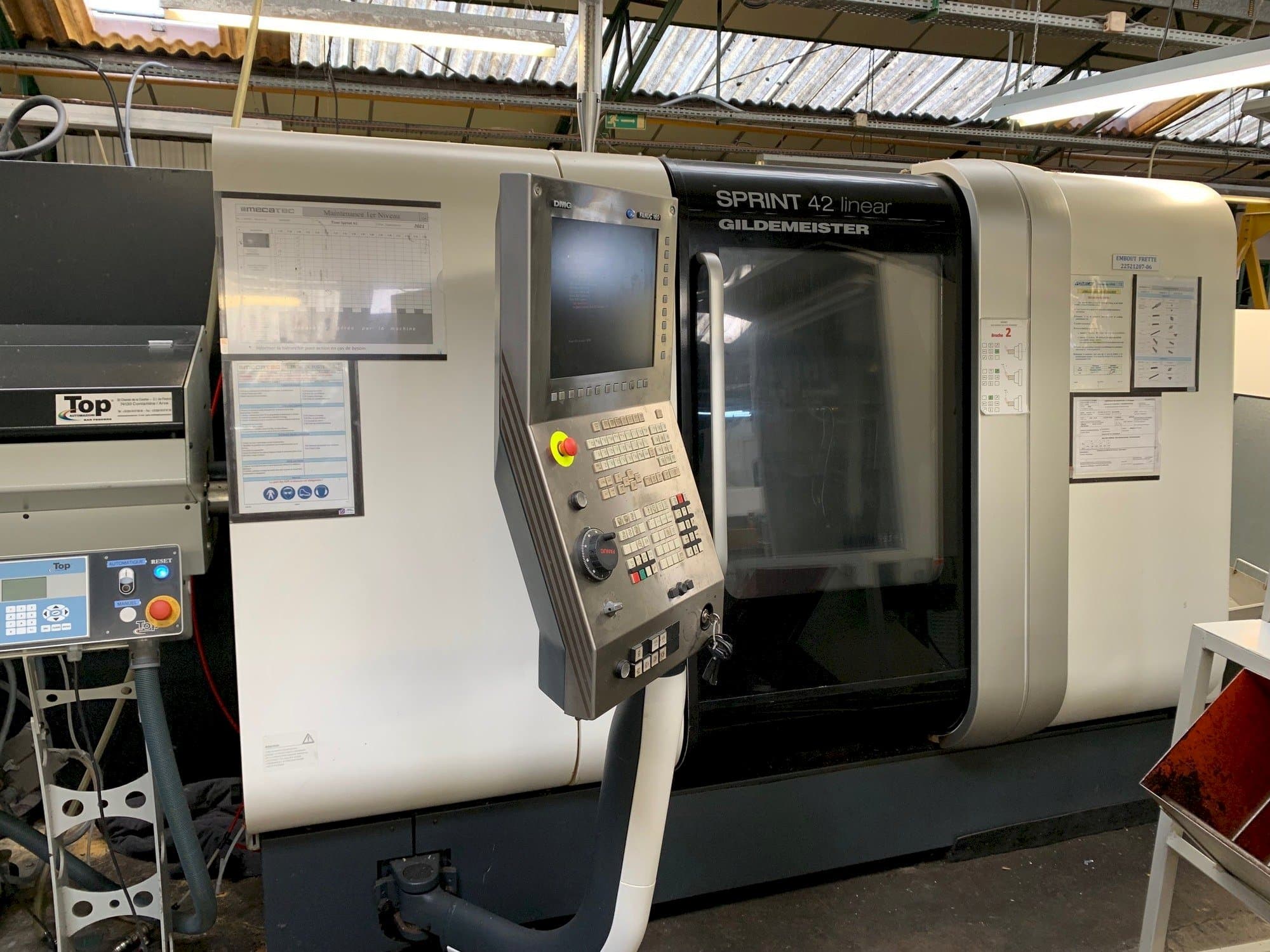 Makine DMG SPRINT 42 linear - Önden görünüm