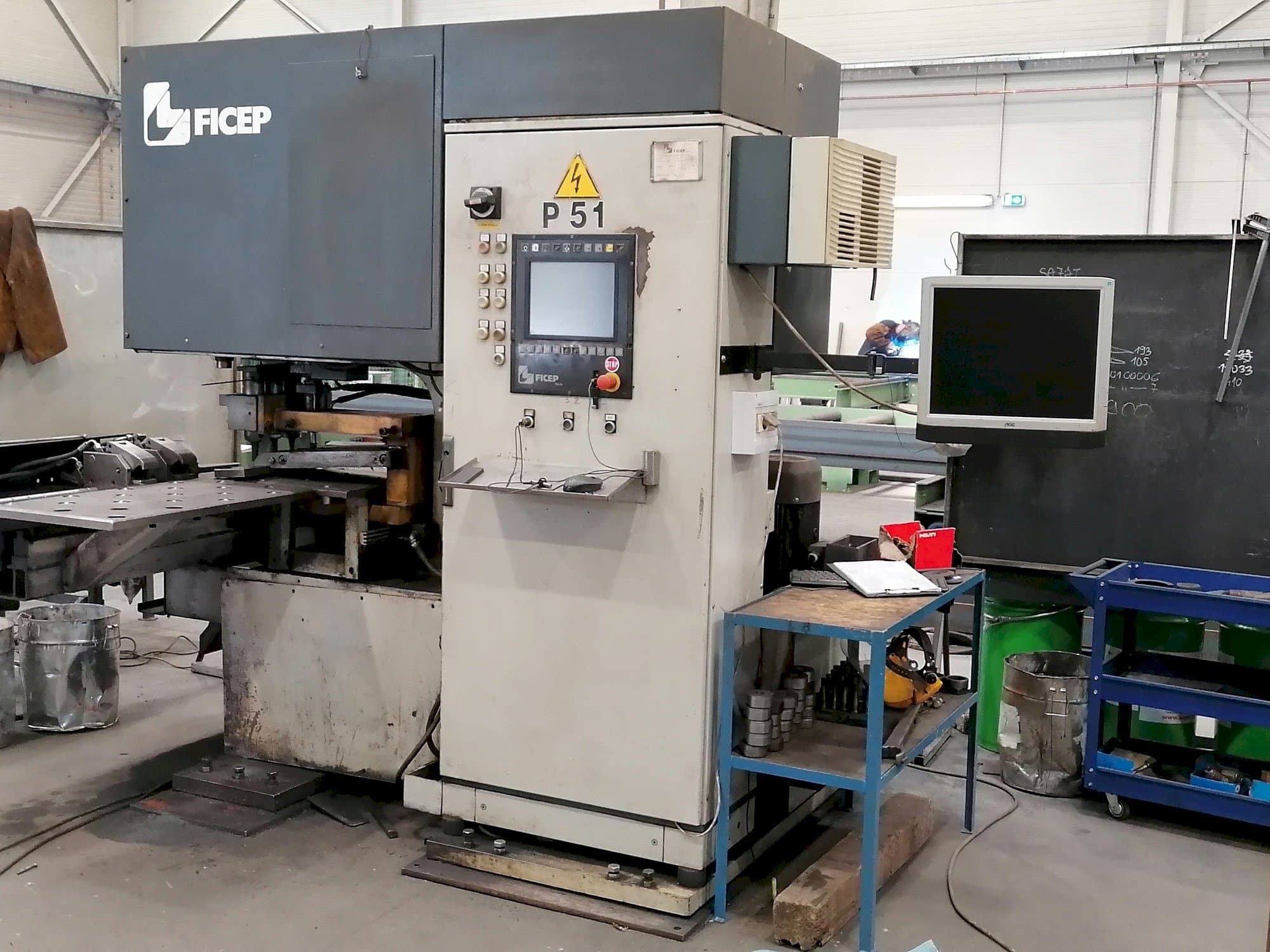 Makine FICEP P51 - Önden görünüm