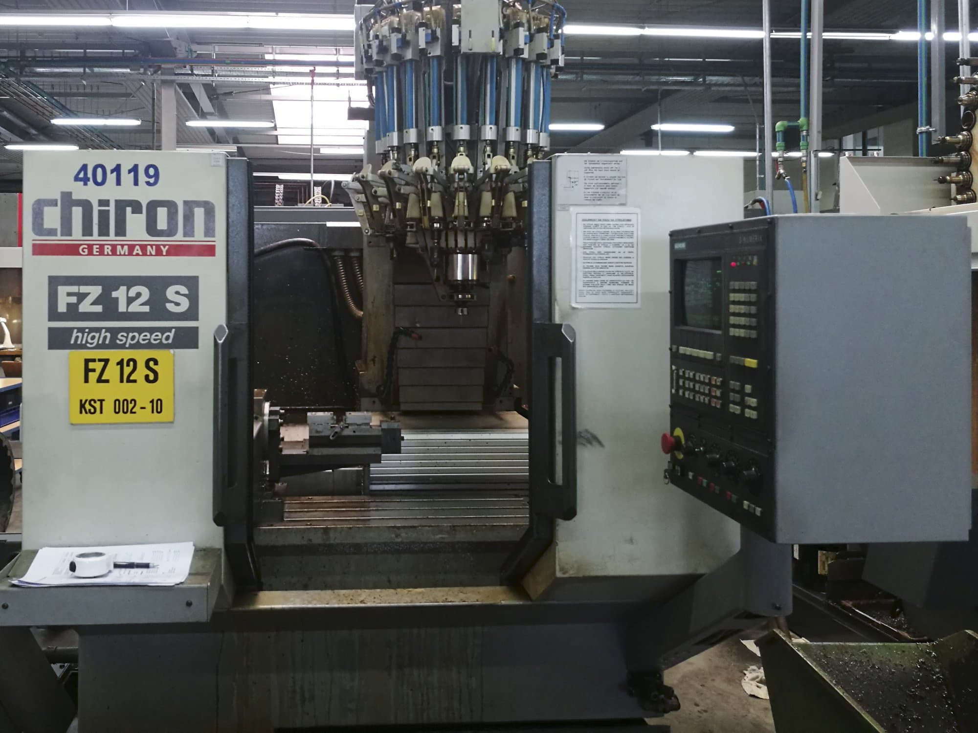 Makine Chiron - Önden görünüm FZ 12 S