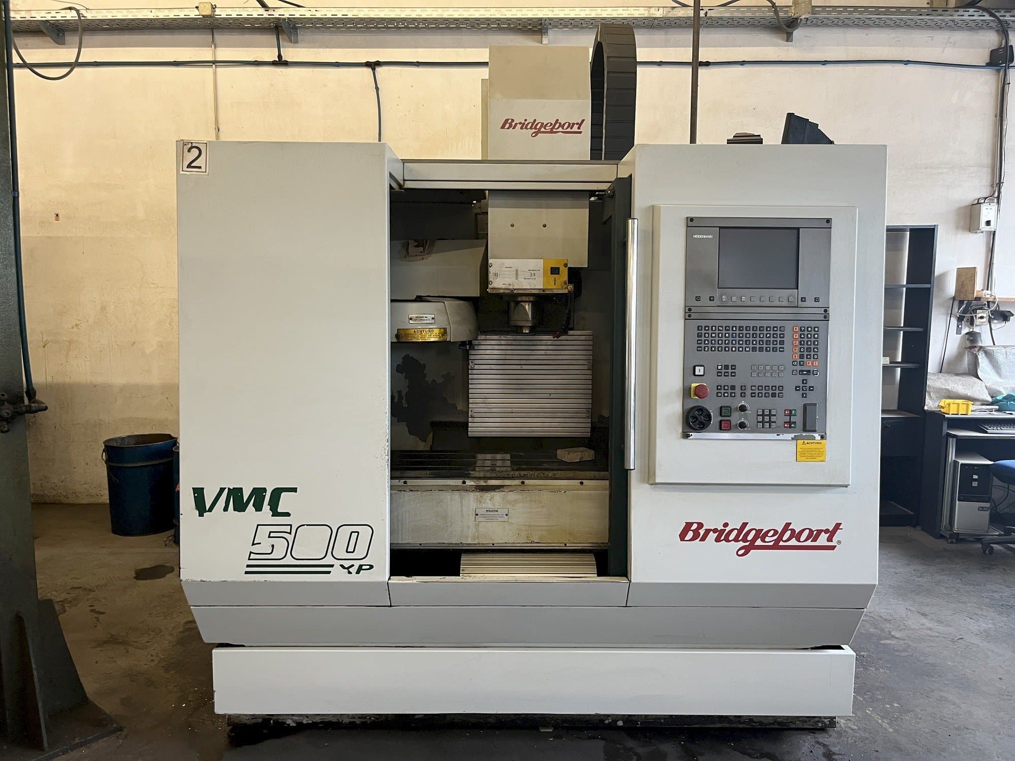 Makine Bridgeport VMC500XP - Önden görünüm