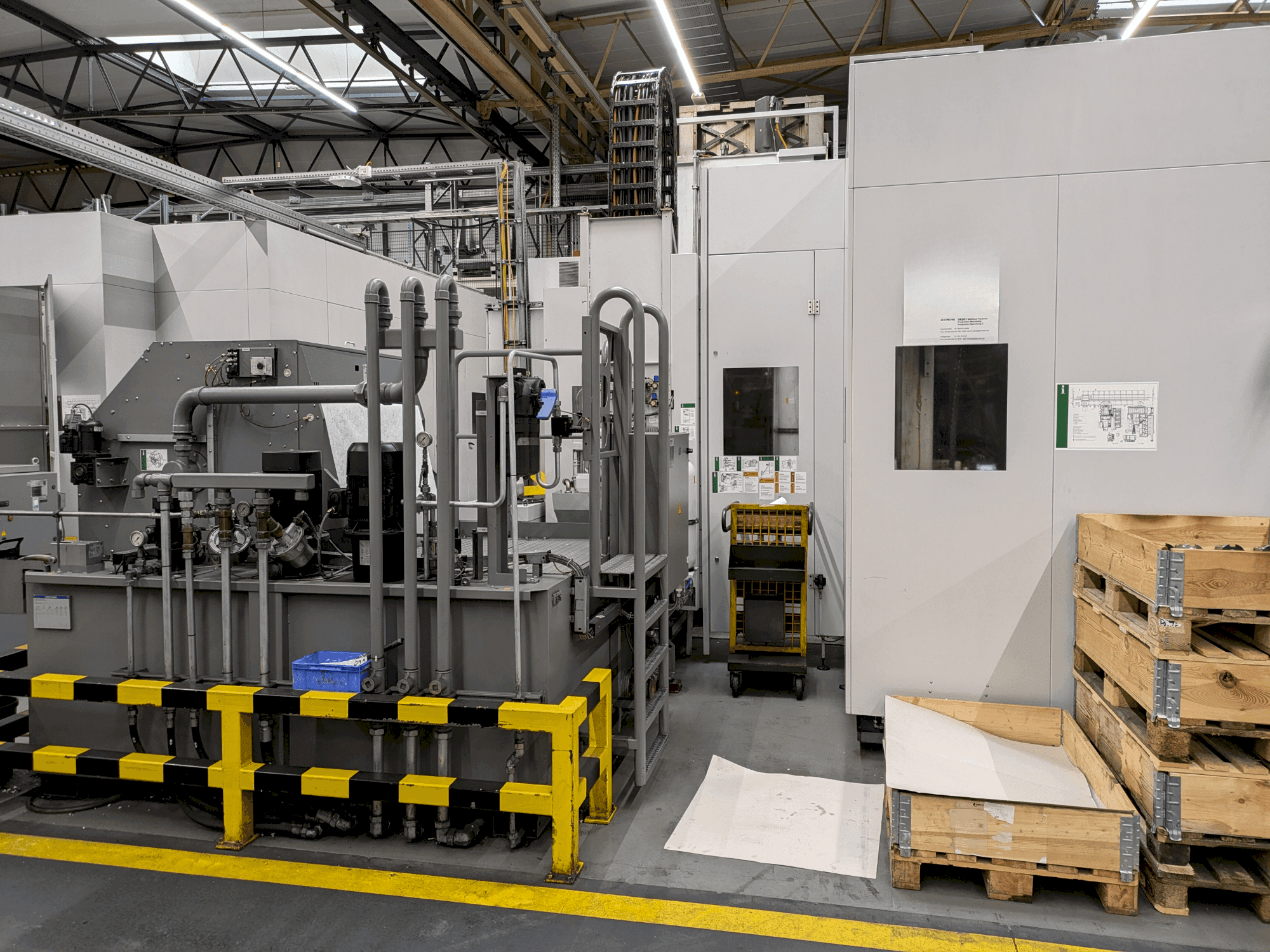 Makine Heckert HEC 1000 H/V - Önden görünüm