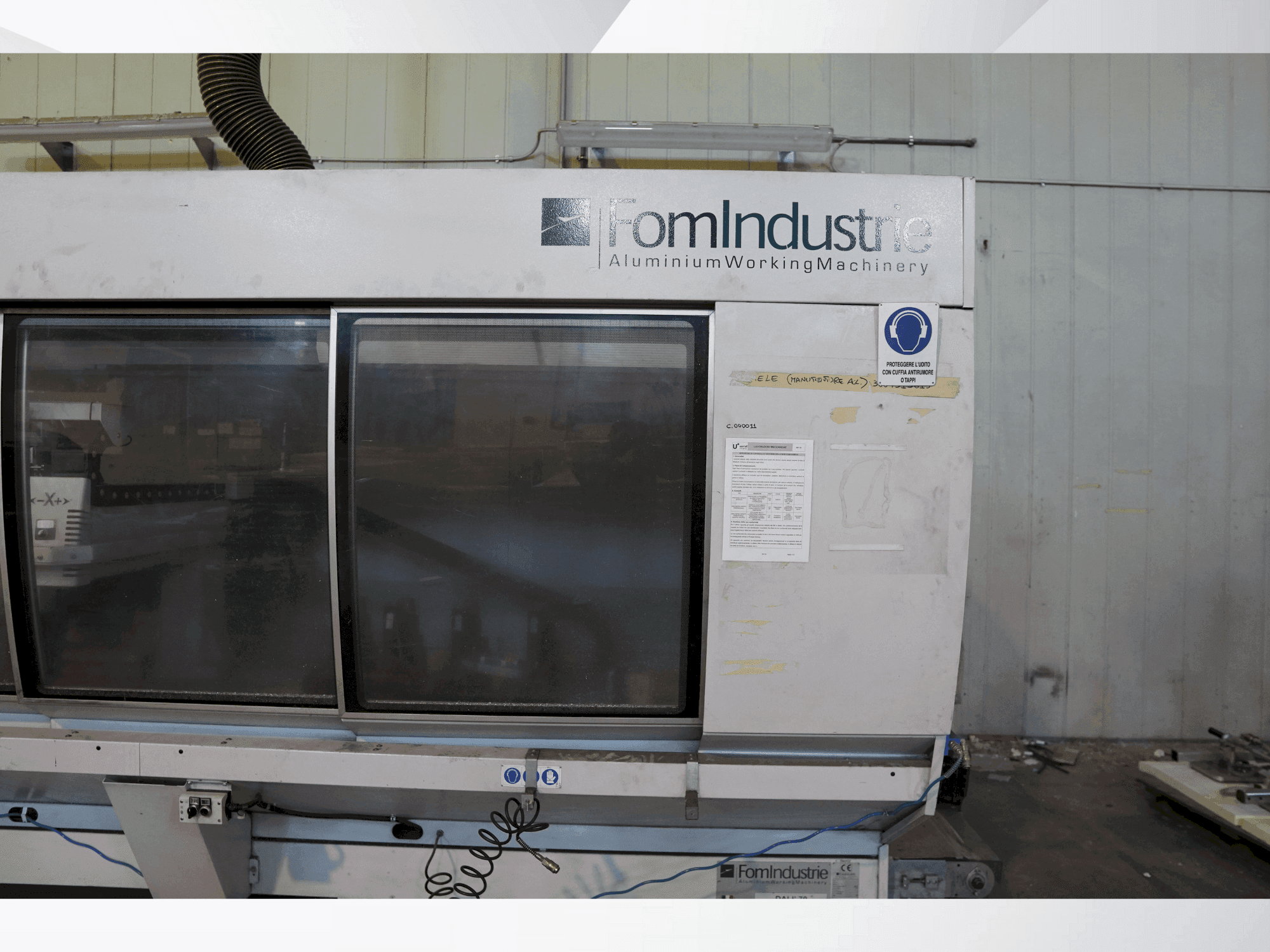 Makine FomIndustrie DALI 70 - Önden görünüm