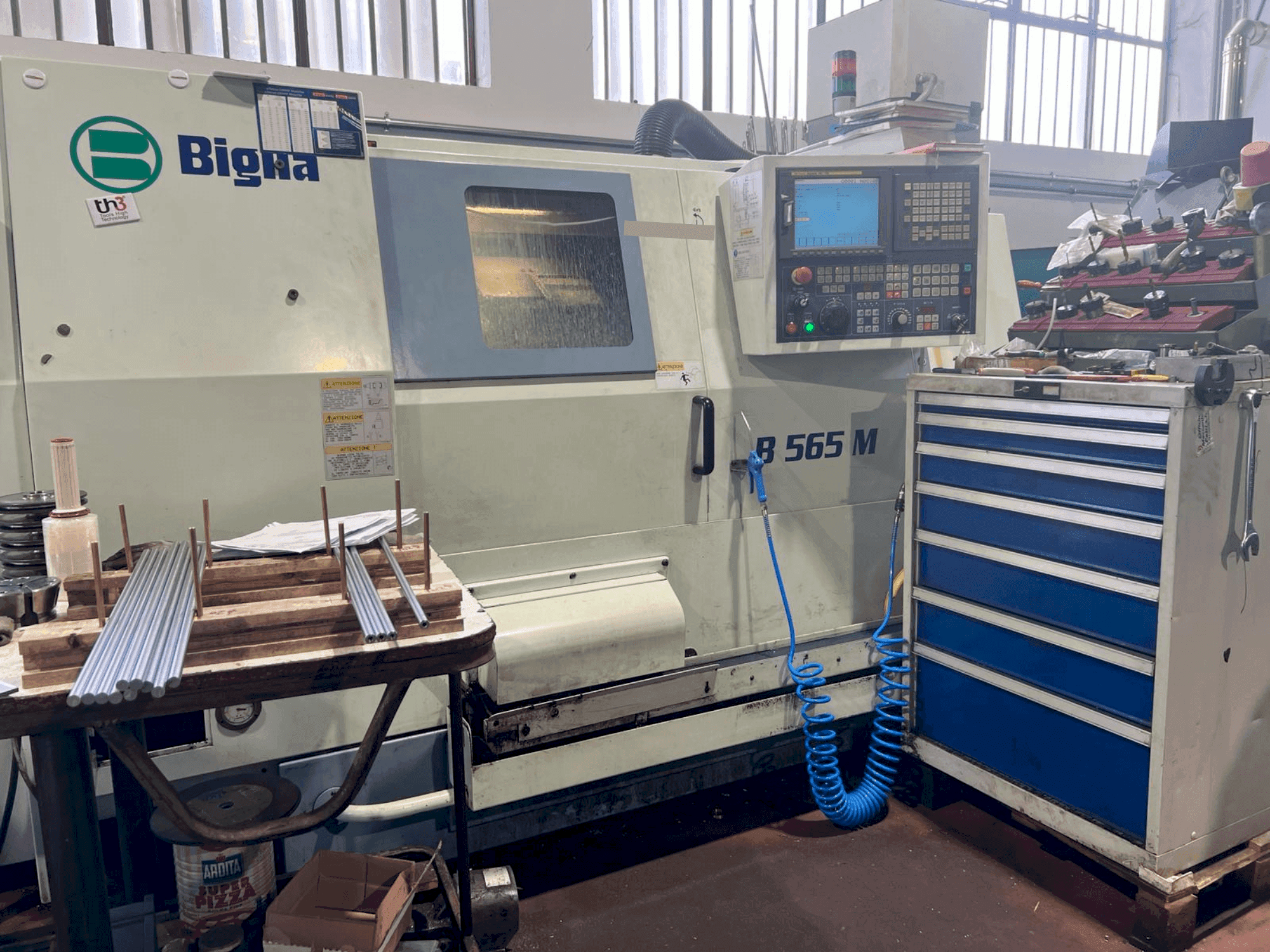 Makine Biglia B565M - Önden görünüm