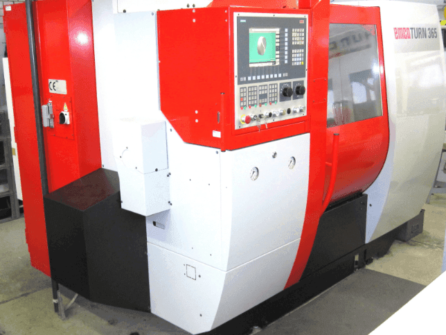 Makine  EMCO turn 365 tcmy - Önden görünüm