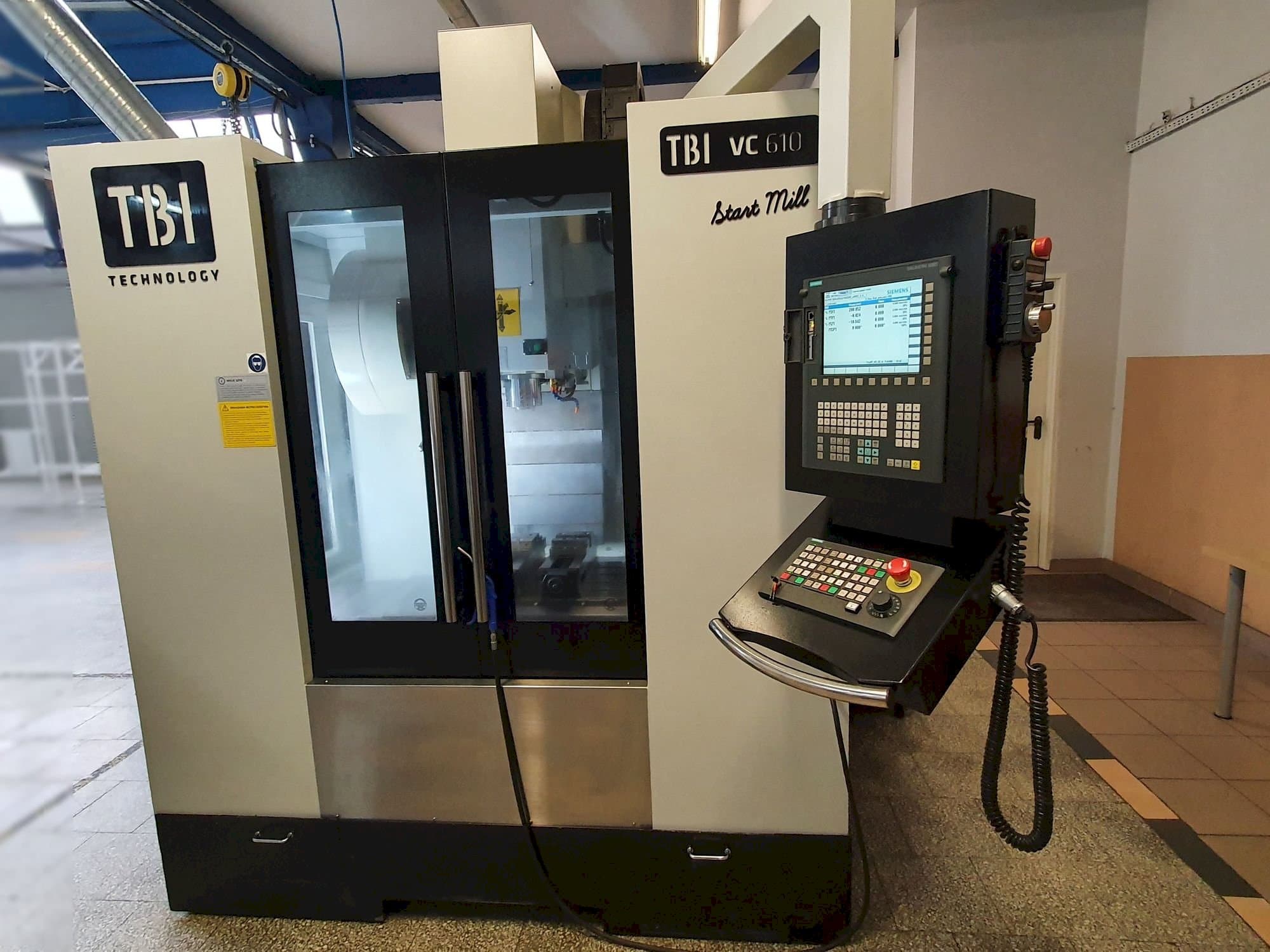 Makine TBI VC610 Start Mill - Önden görünüm