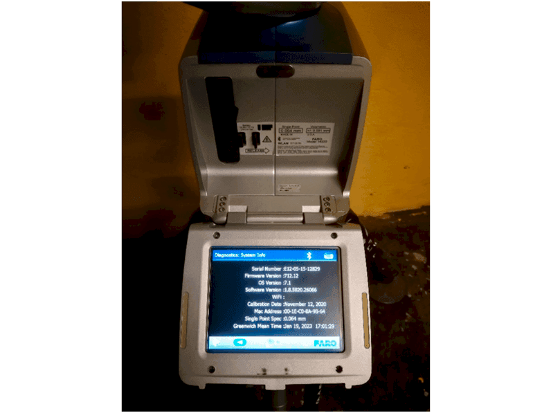 Makine Faro EDGE Measuring arm - Önden görünüm