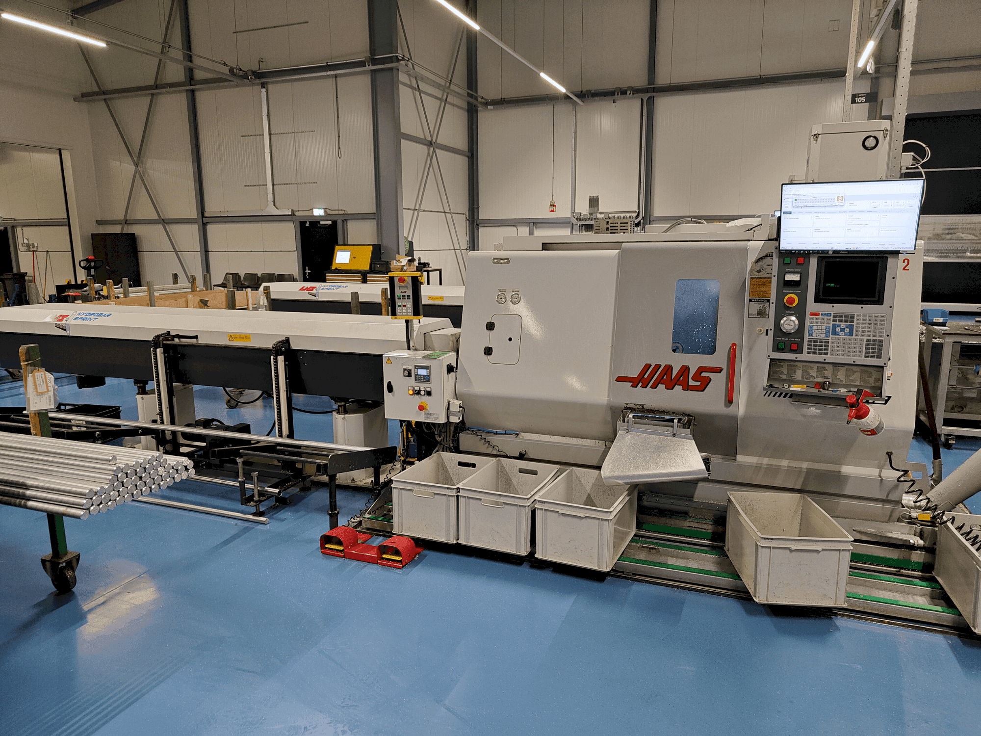 Makine HAAS TL-15BHE - Önden görünüm