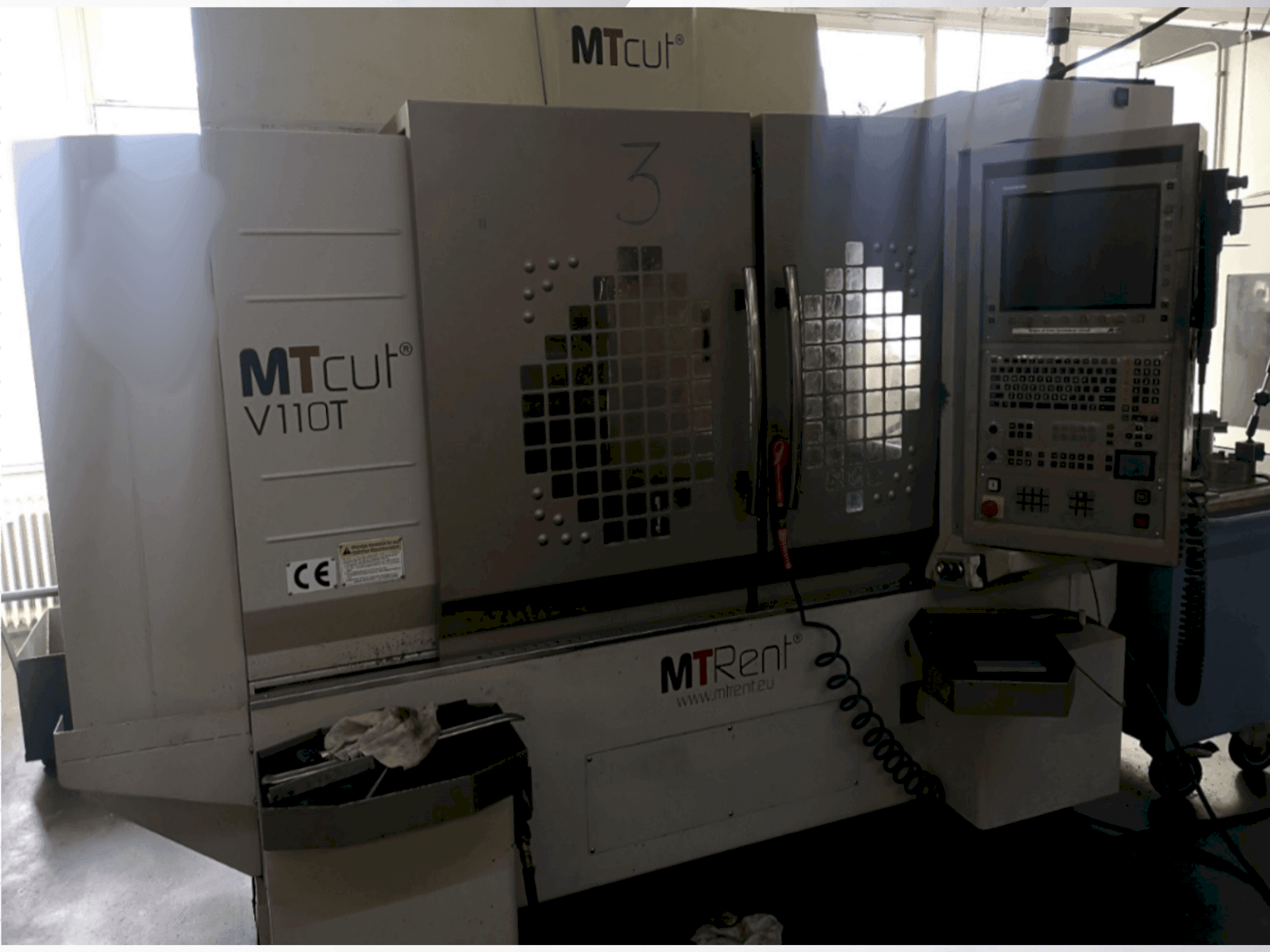 Makine MTcut V110T - Önden görünüm