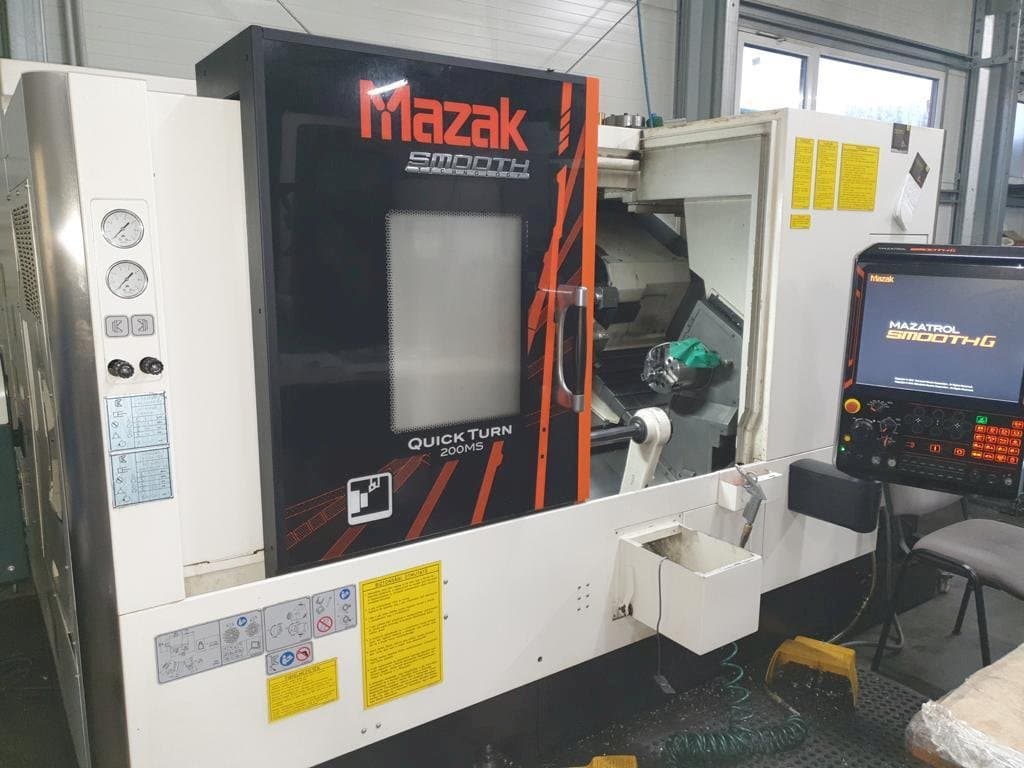 Makine Mazak Quick Turn 200MS - Önden görünüm