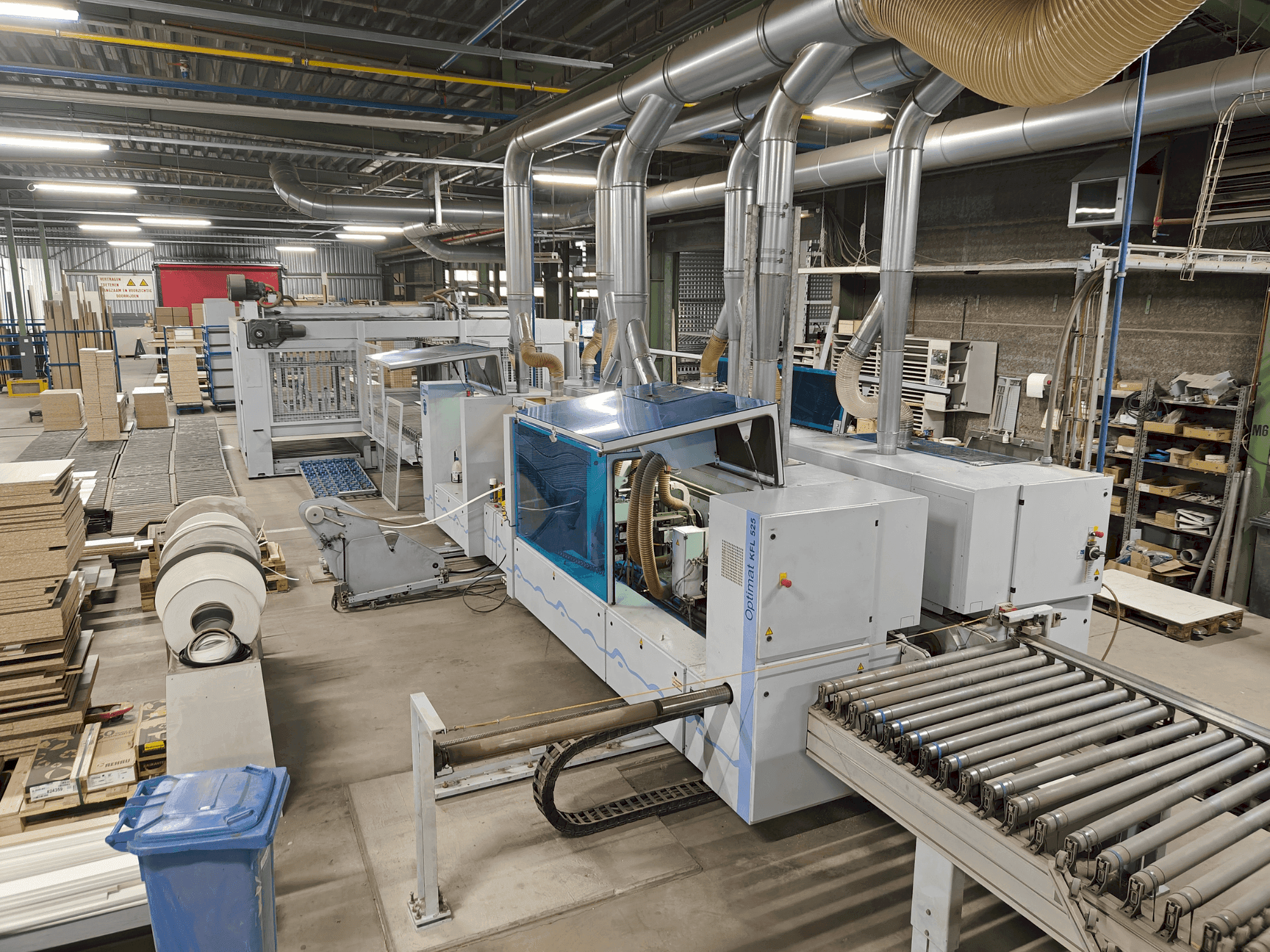 Makine  HOMAG Edgebanding line - Önden görünüm