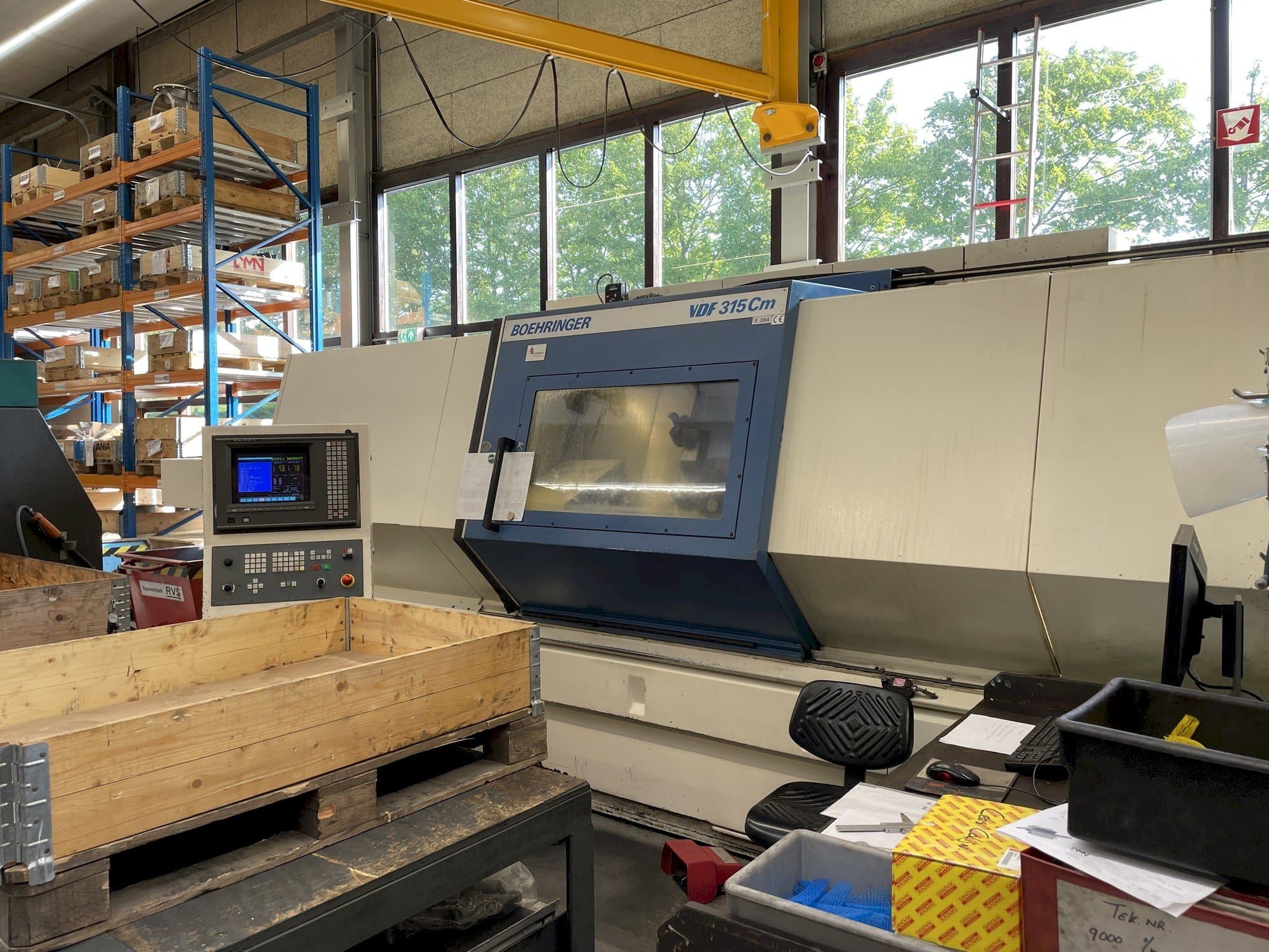 Makine BOEHRINGER VDF 315 CM - Önden görünüm