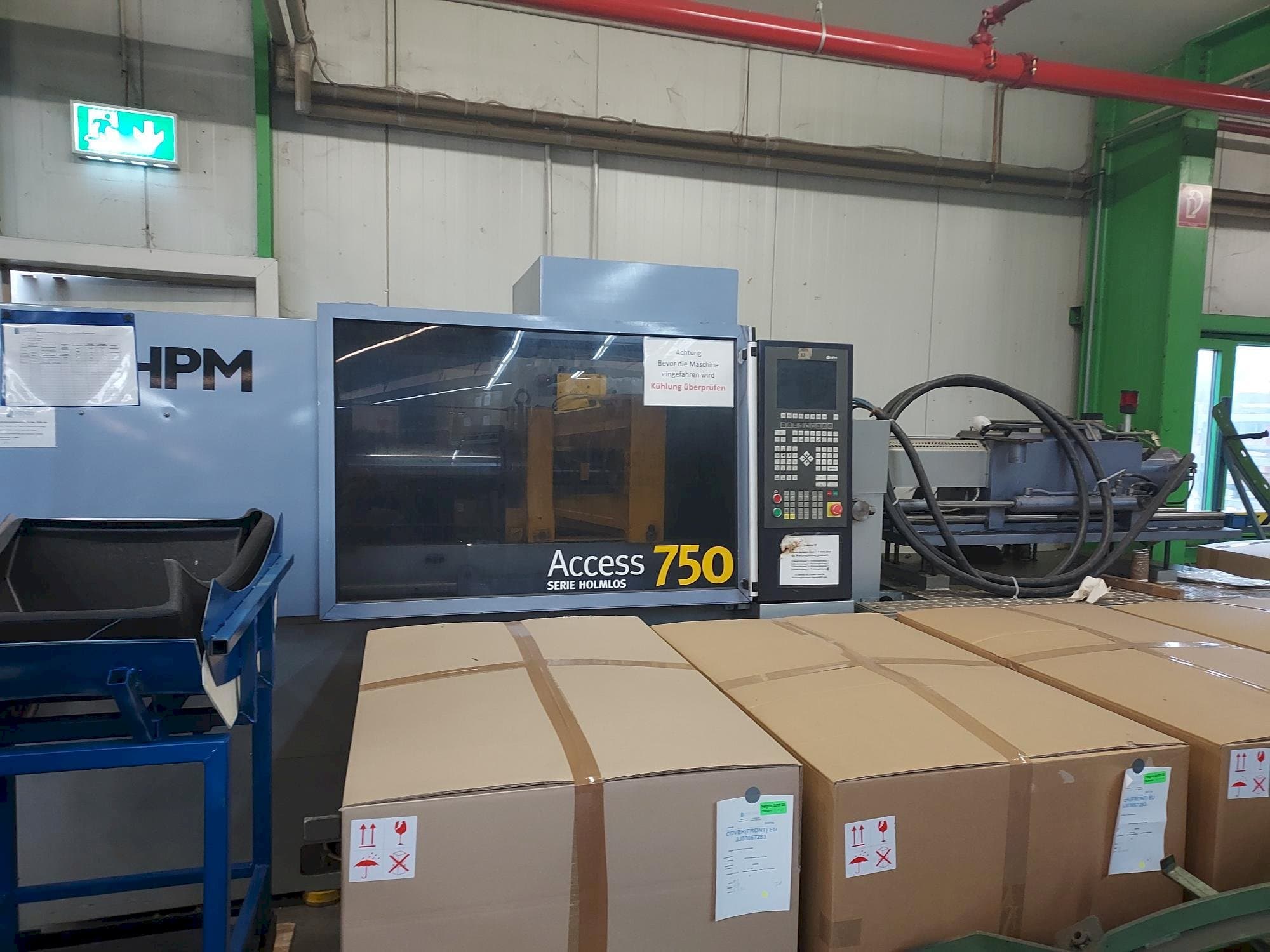 Makine HPM Hemscheid 750-250 - Önden görünüm