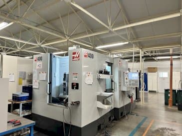 Makine HAAS EC-400 - Önden görünüm