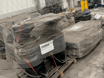 Makine PEMA Column & Boom HD 4x4 Twin SAW - Önden görünüm