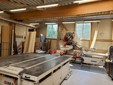 Makine IMA BIMA CUT 120/300 - Önden görünüm