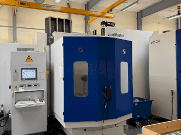 Makine HELLER MCH 300 + MCH 300 C + 22 pallet system - Önden görünüm