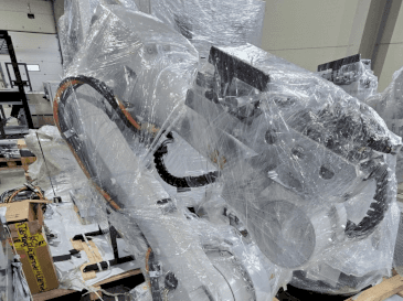Makine ABB IRB 4600-45/2.05 - Önden görünüm