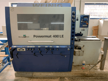 Makine WEINIG / DIMTER POWERMAT 400LE - Önden görünüm