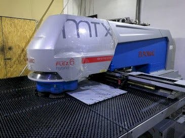 Makine  Euromac MTX Flex 6 - Önden görünüm