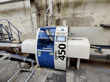 Makine WEINIG / DIMTER Combiscan C200 4/4 & OPTICUT 450 Q - Önden görünüm