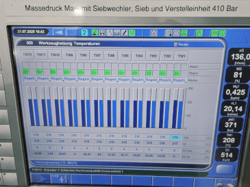 Makine Krauss Maffei KME 75-36 R AC - Önden görünüm