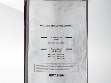 Makine MORI SEIKI SL-15MC - Önden görünüm