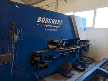 Makine BOSCHERT MULTIPUNCH 1250 - Önden görünüm