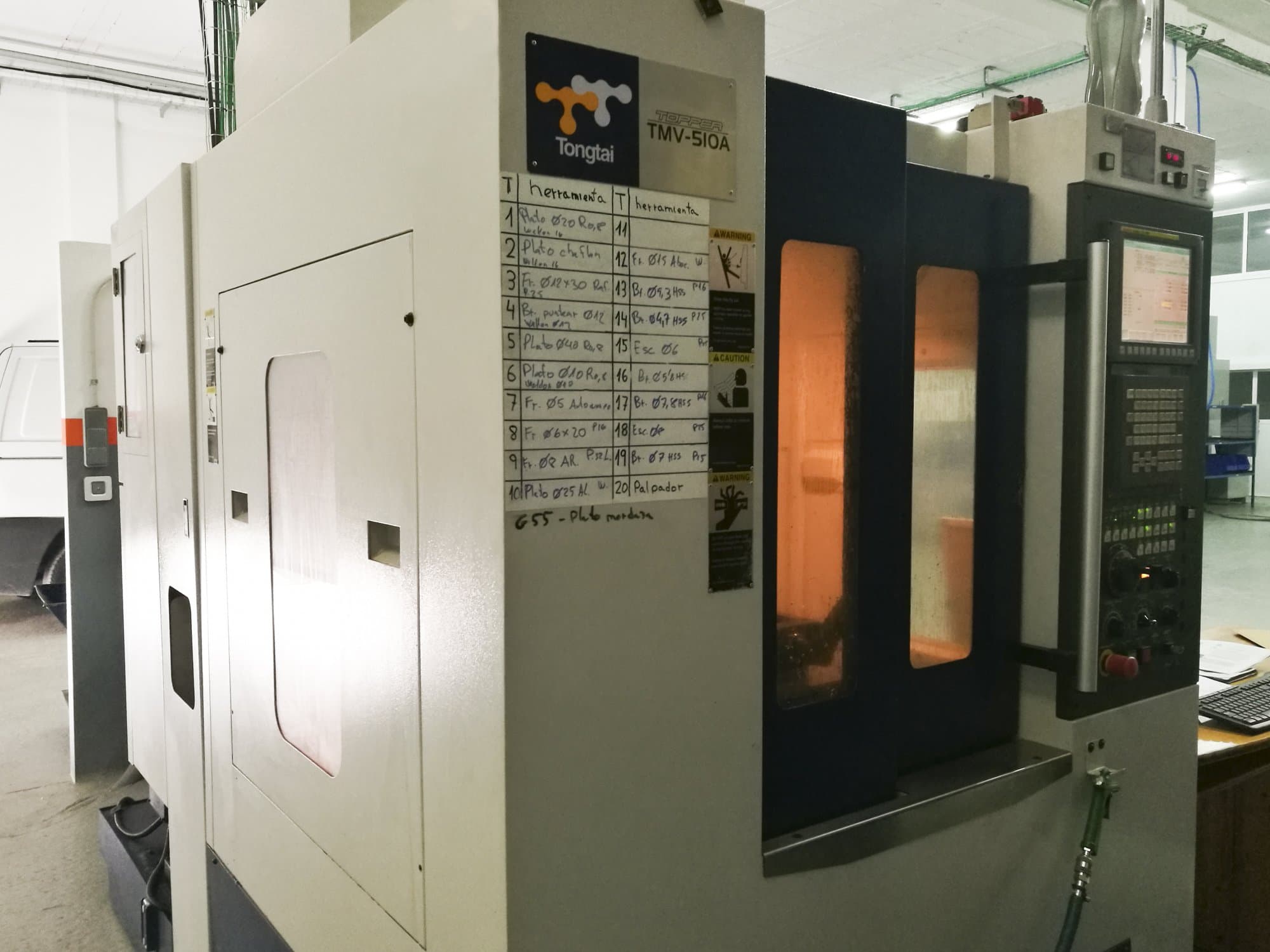 Makine Tongtai - Sol taraftaki görüntü TMV-510A