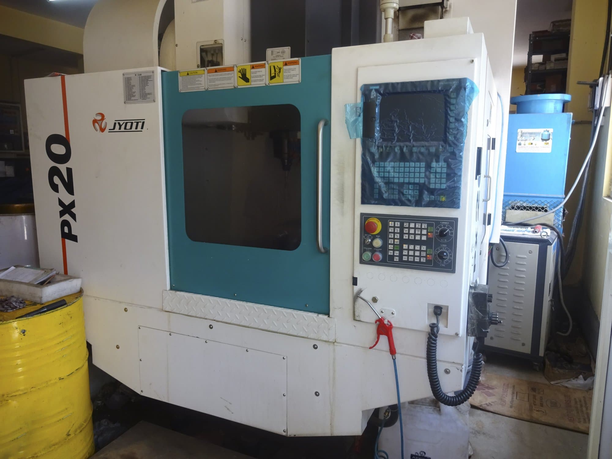 Makine  1 JYOTI - Önden görünüm PX-20