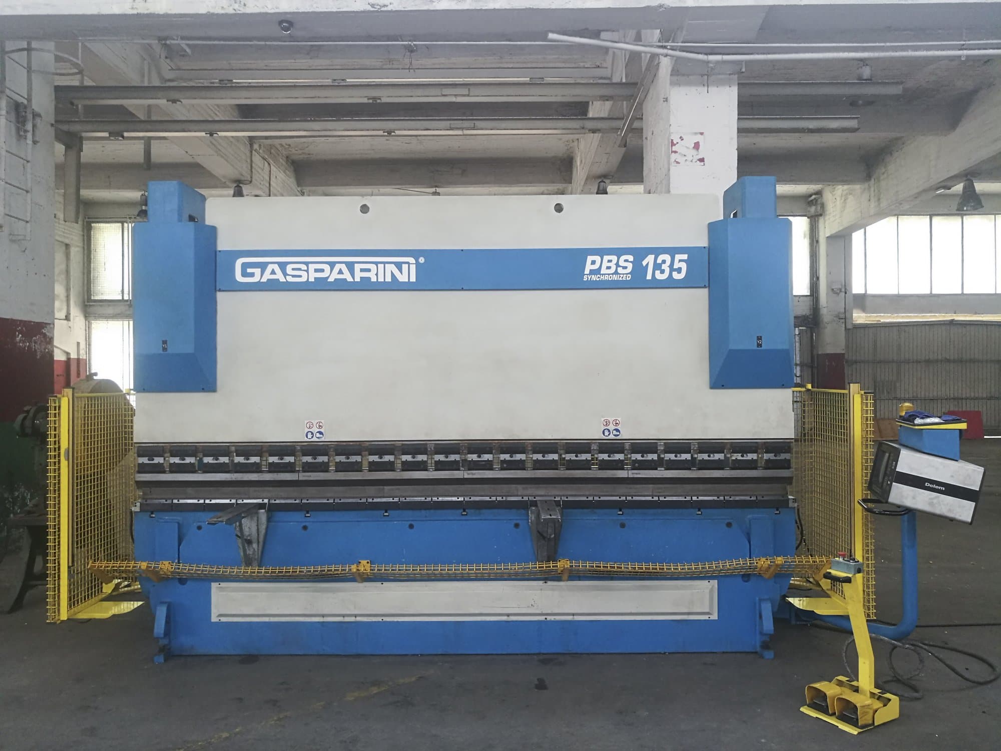 Makine Gasparini - Önden görünüm PBS 135/4000