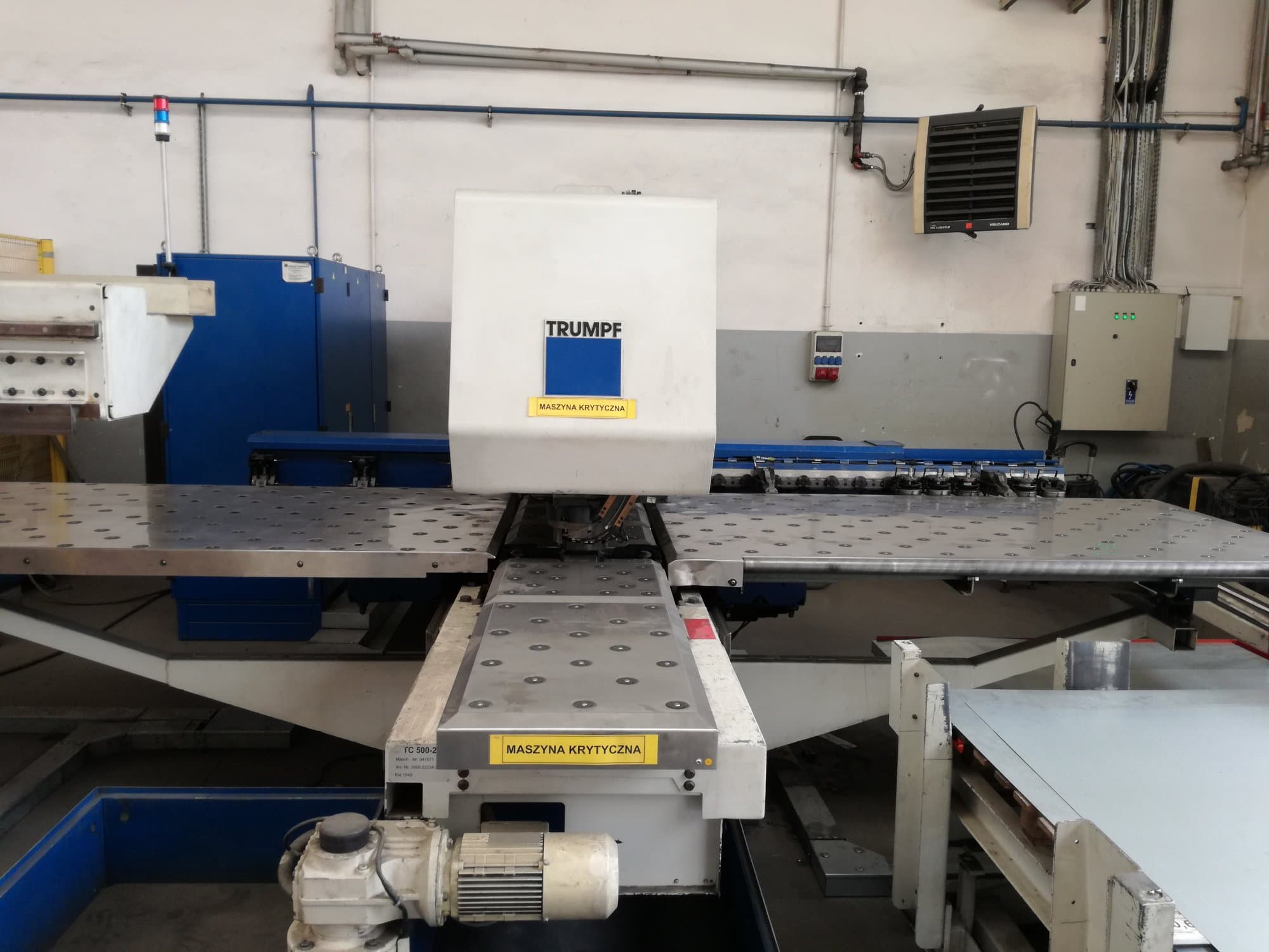 Makine Trumpf - Önden görünüm Trumatic 500
