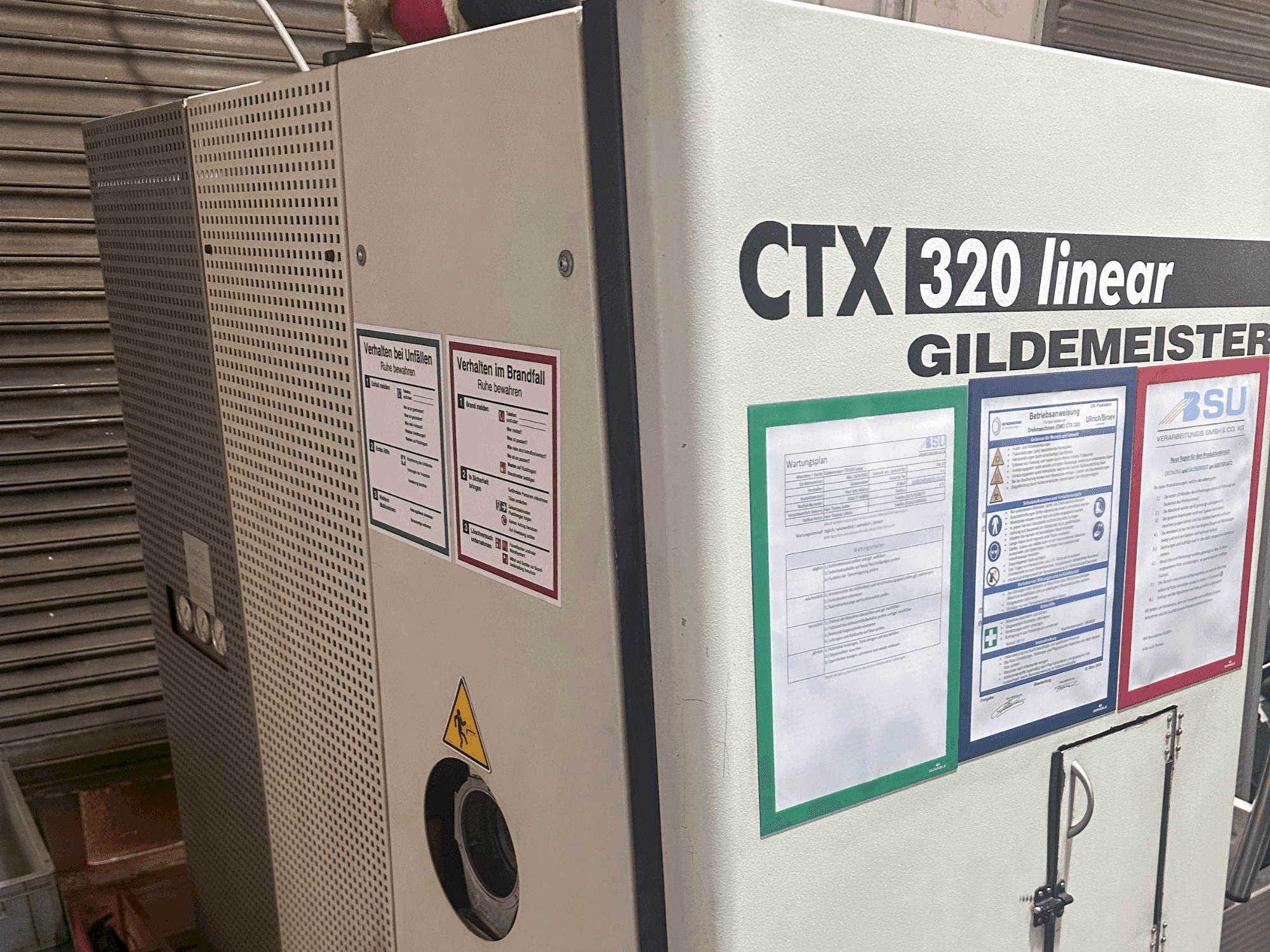 Makine DMG CTX 320 Linear V5 - Önden görünüm