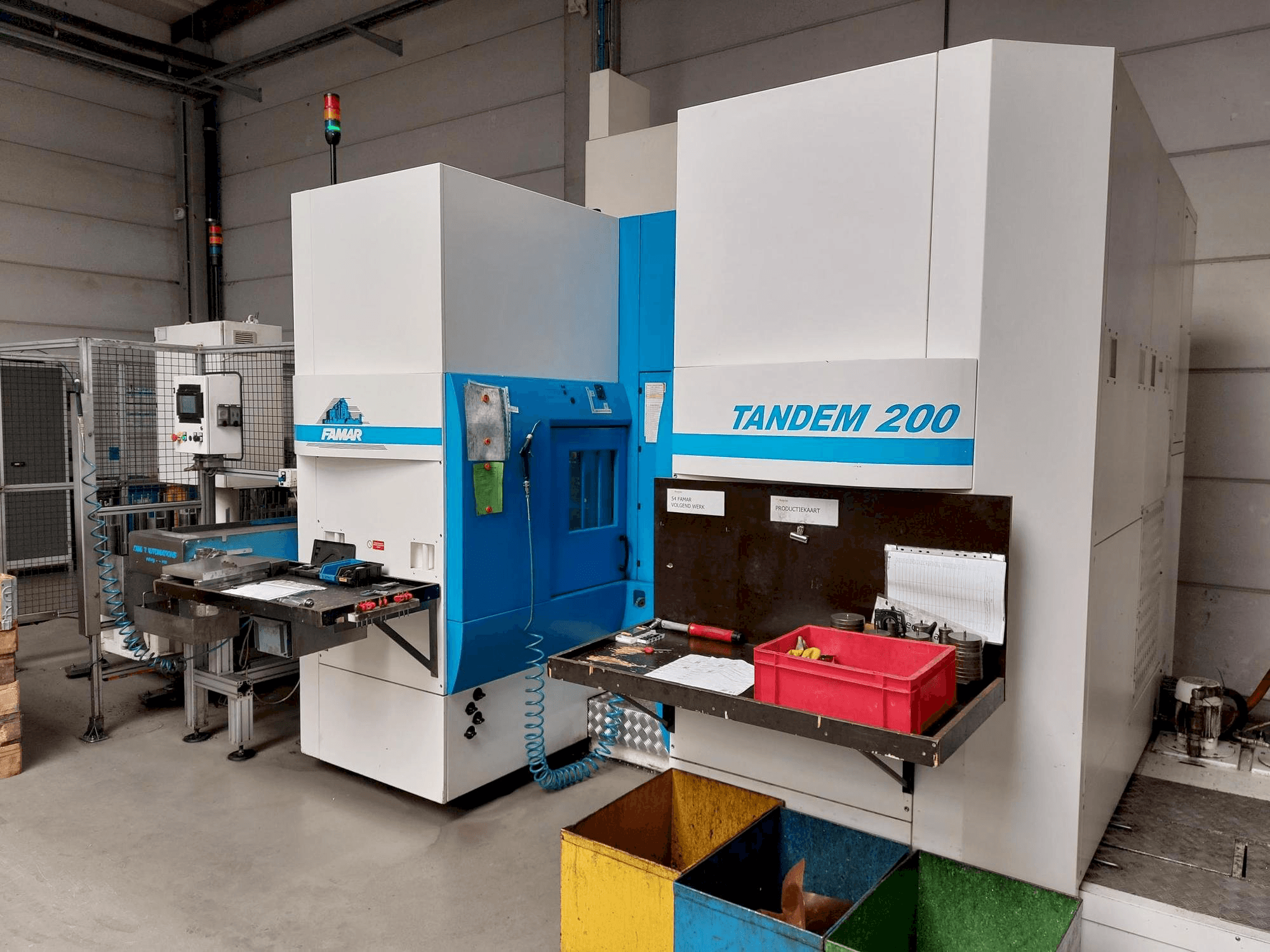 Makine Famar Tandem 200 - Önden görünüm