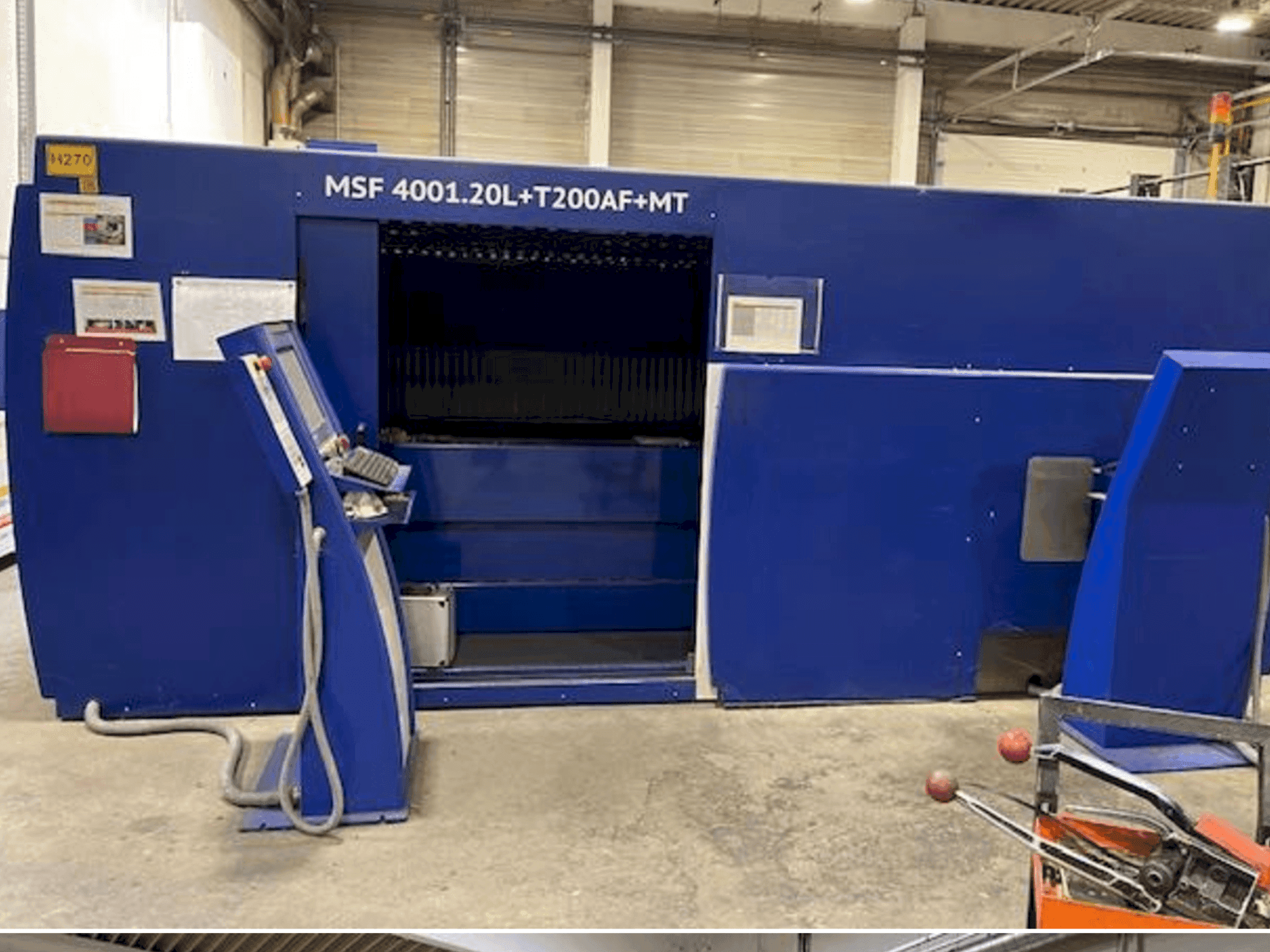 Makine MicroStep Fiber MSF 4001.20L - Önden görünüm