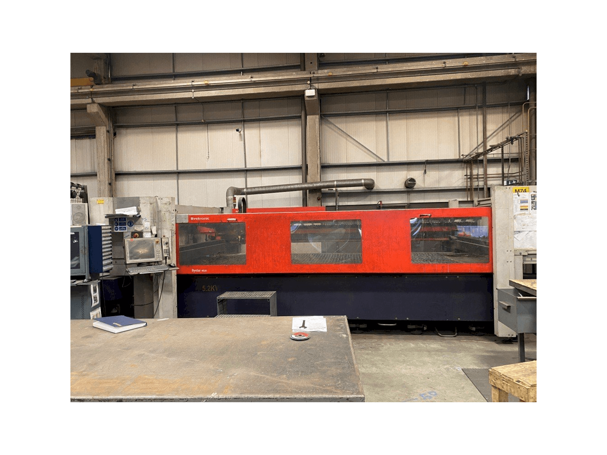 Makine Bystronic Bystar 4020 - Önden görünüm