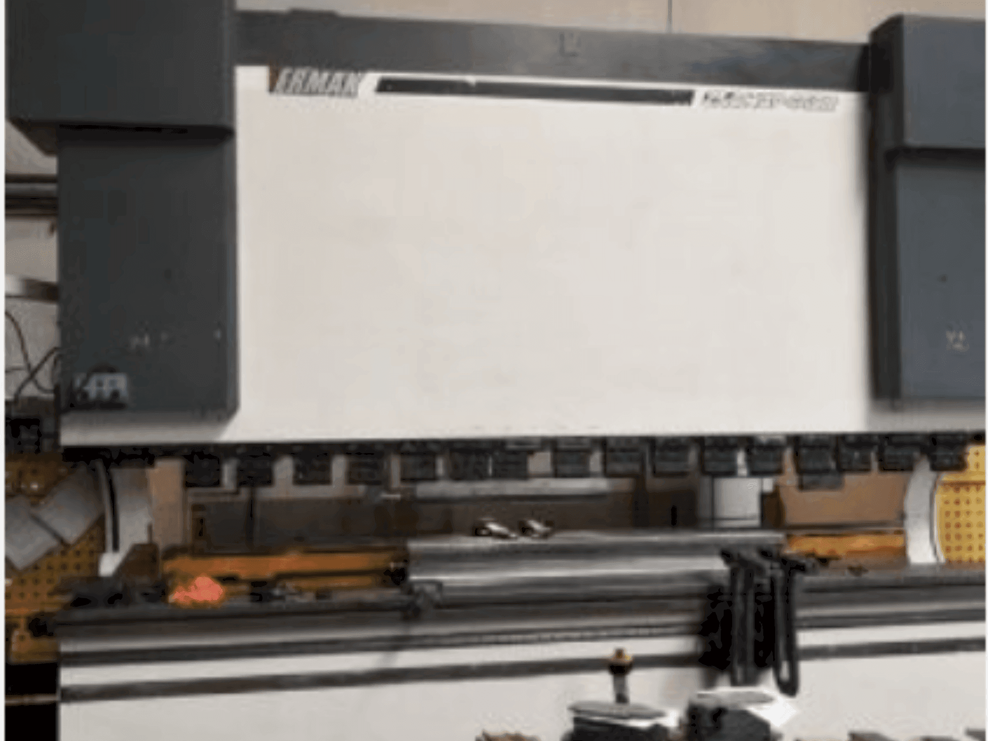 Makine ERMAK CNC HAP 4100x400 - Önden görünüm